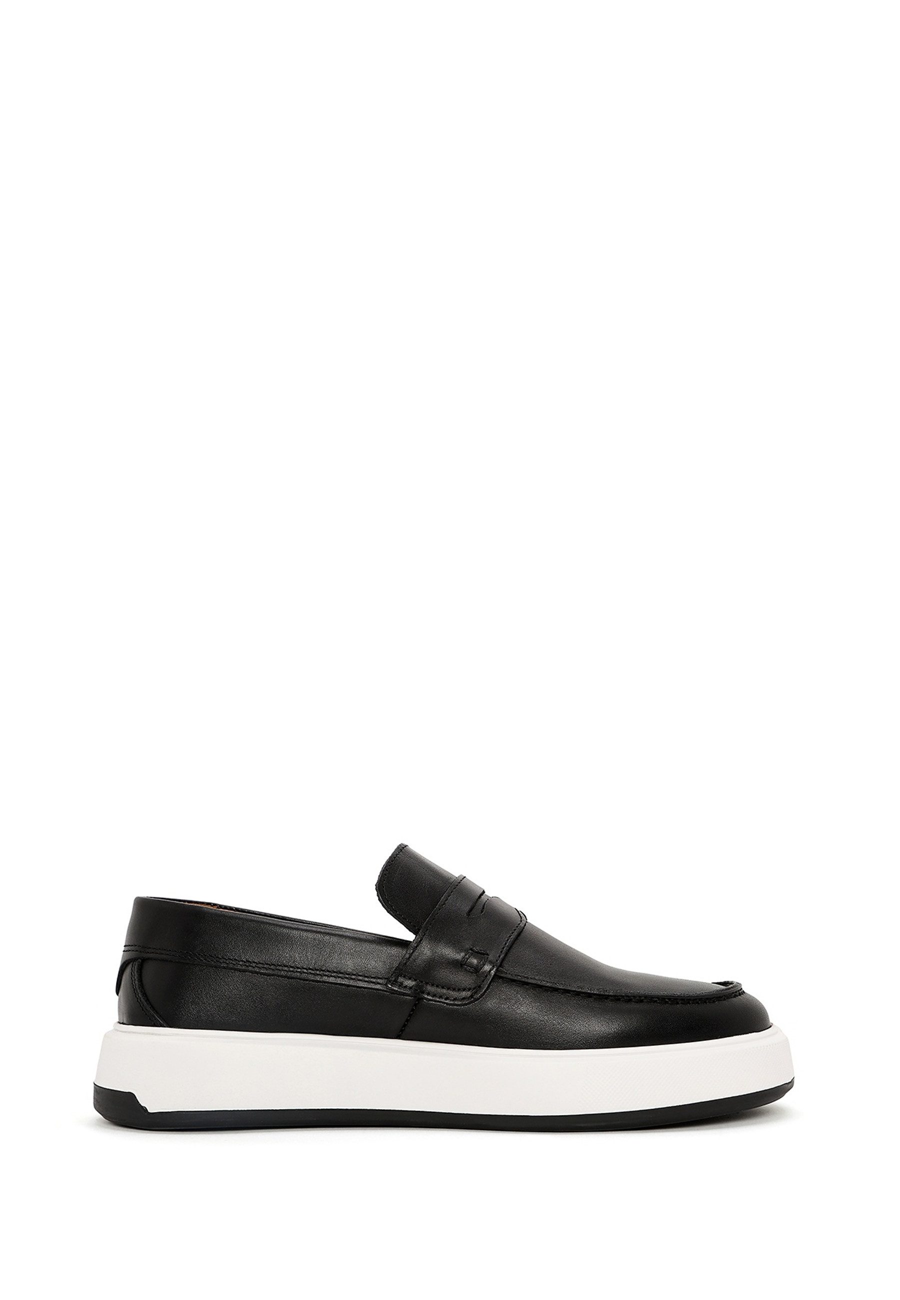 Derimod Lässige Loafer aus Leder Loafer Echtes Leder, Lederfutter, EVA-Sohle, Slip-on-Stil, Zeitgemäßes Design