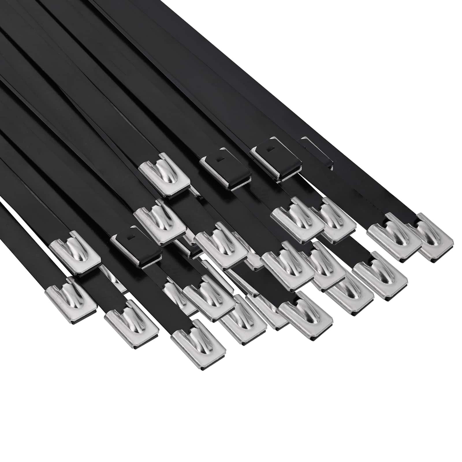 vidaXL Kabelbinder Kabelbinder 250 stk. 7,9 x 800 mm Schwarz (250-St)