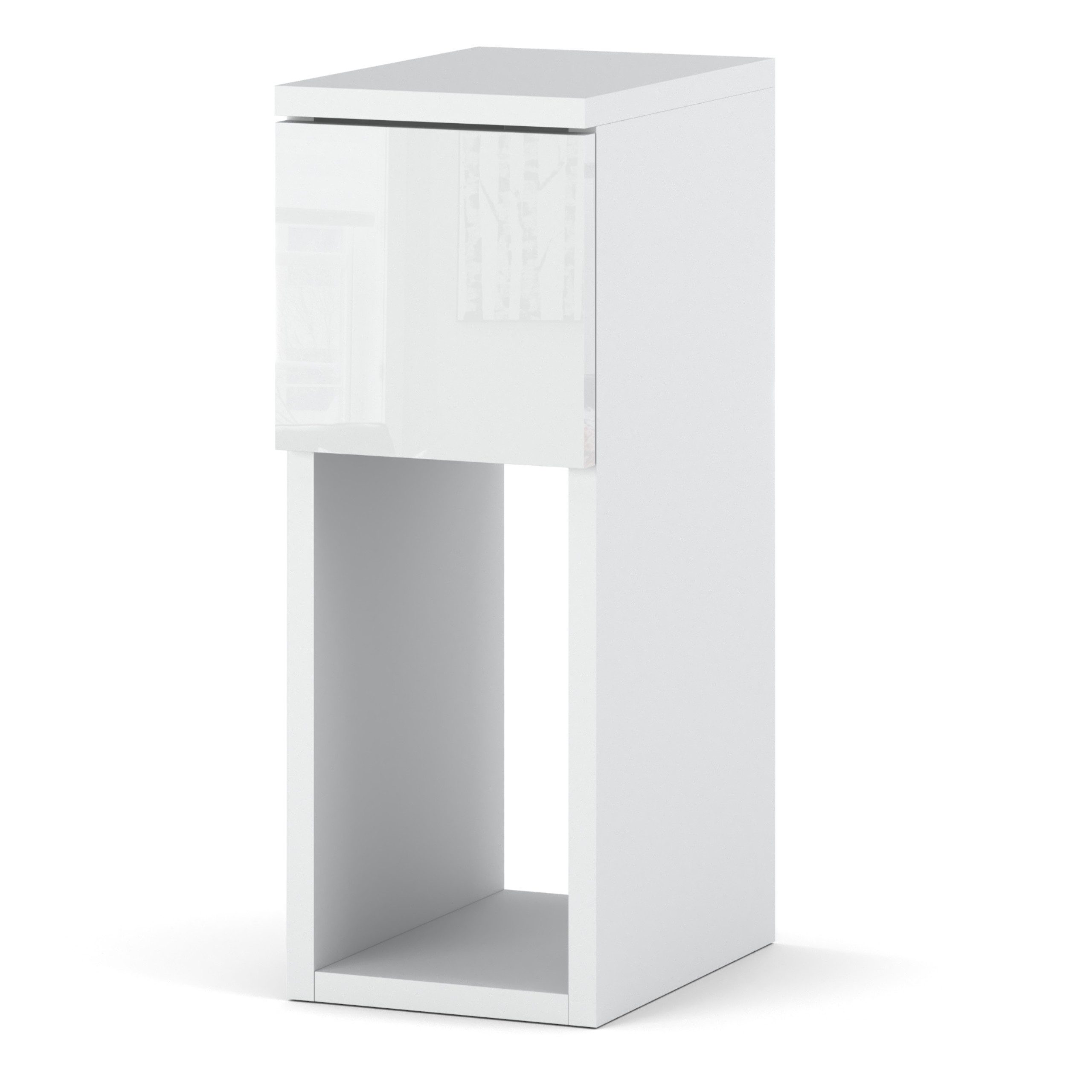 KOSETO Nachtkonsole Nachttisch mit 1 Schublade – 20x30x55 cm – für Schlafzi günstig online kaufen