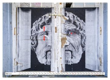 CALVENDO Wandkalender Graffiti: Die Kunst der Straße (Premium, hochwertiger DIN A2 Wandkalender 2023, Kunstdruck in Hochglanz)