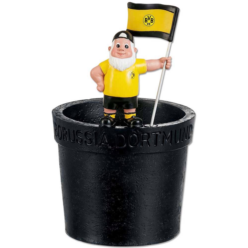 BVB MERCHANDISING Gartenzwerg BVB Gartenzwerg Blumentopf