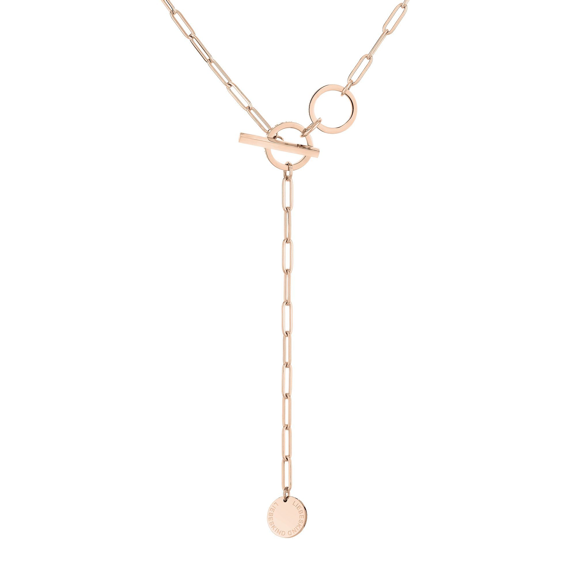 Liebeskind Berlin Kette mit Anhänger The Pearl Edelstahl