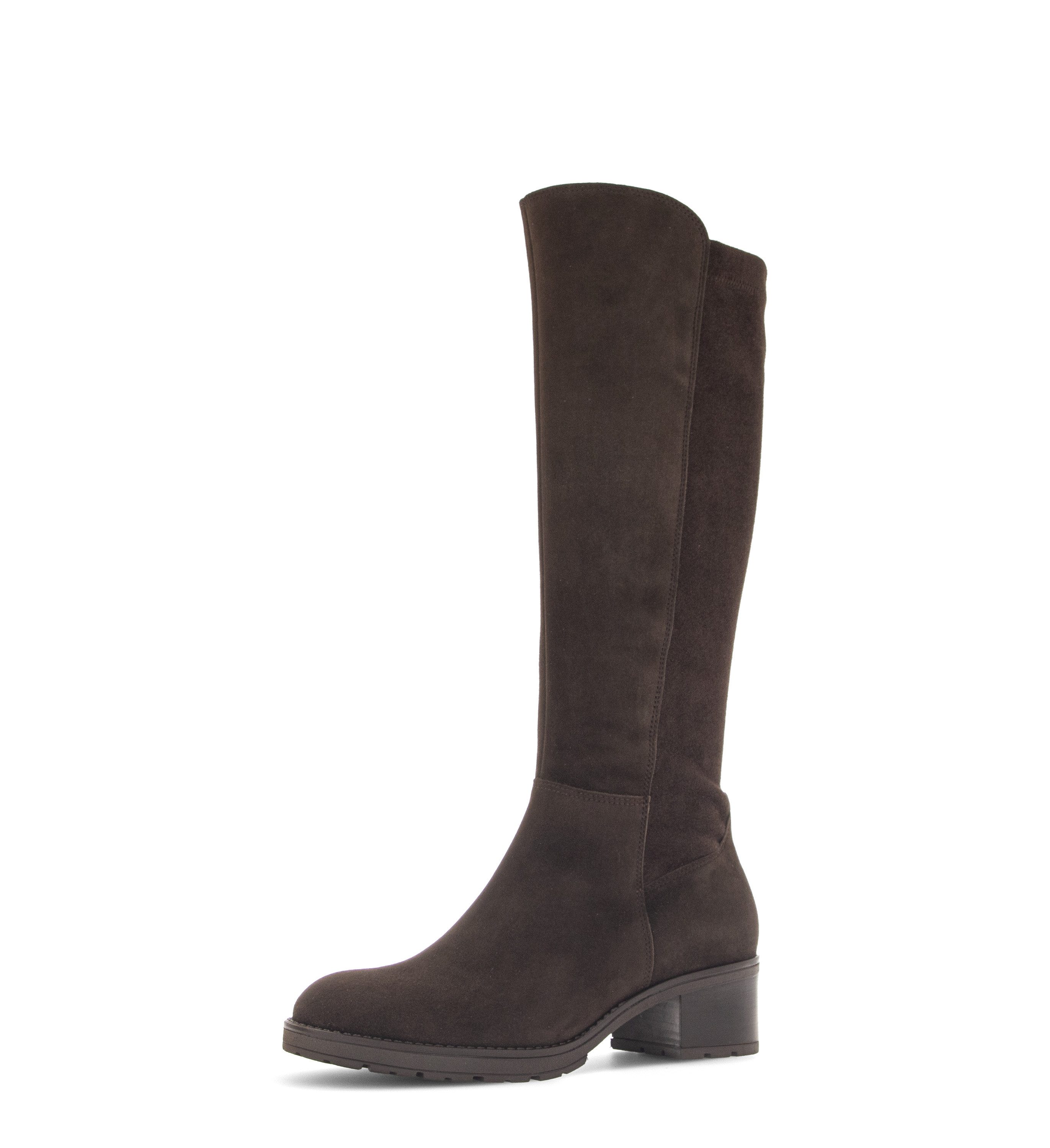 Gabor Stiefel Blockabsatz, Langschaftstiefel in Schuhweite G (weit)