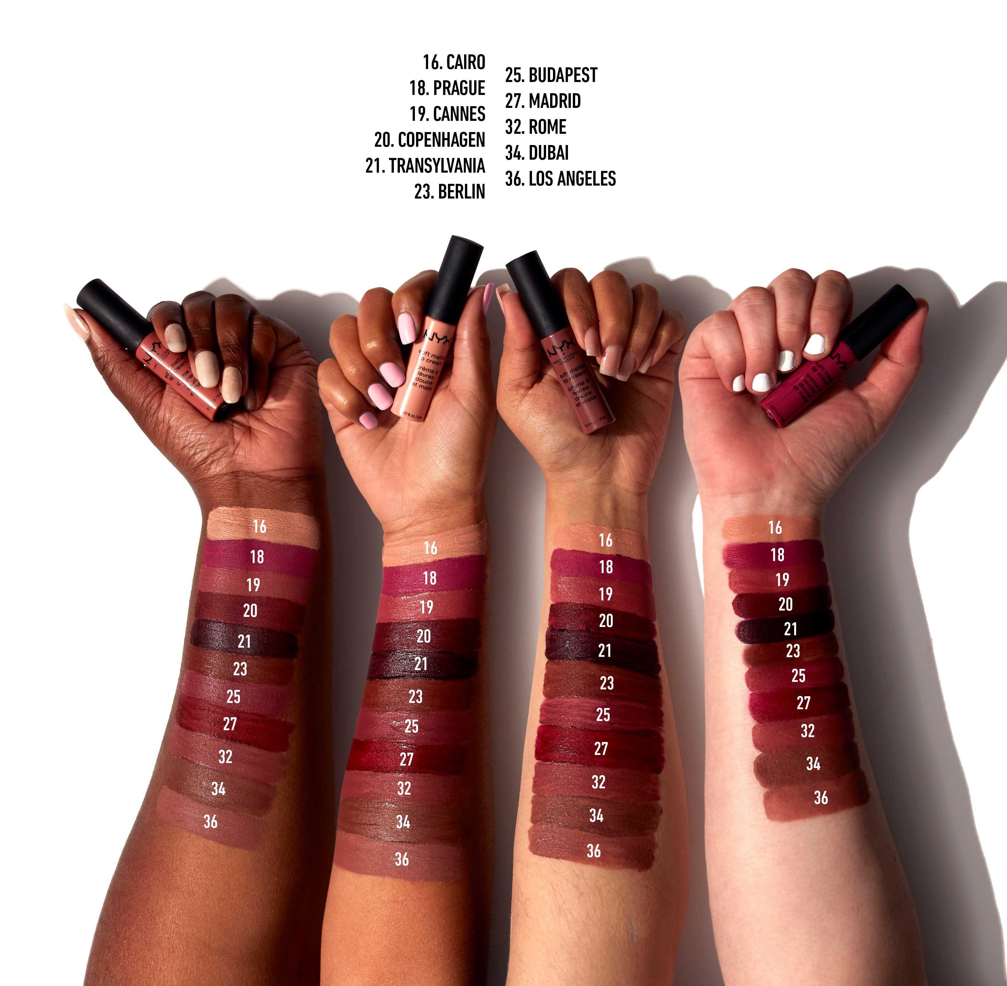 NYX PROFESSIONAL MAKEUP Lippenstift SOFT MATTE LIP CREAM, leichter, cremiger Lippenstift und mattem Finish – Bild 4 von 5