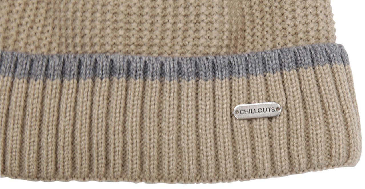 chillouts Strickmütze Tony Hat mit mehrfarbigem Design