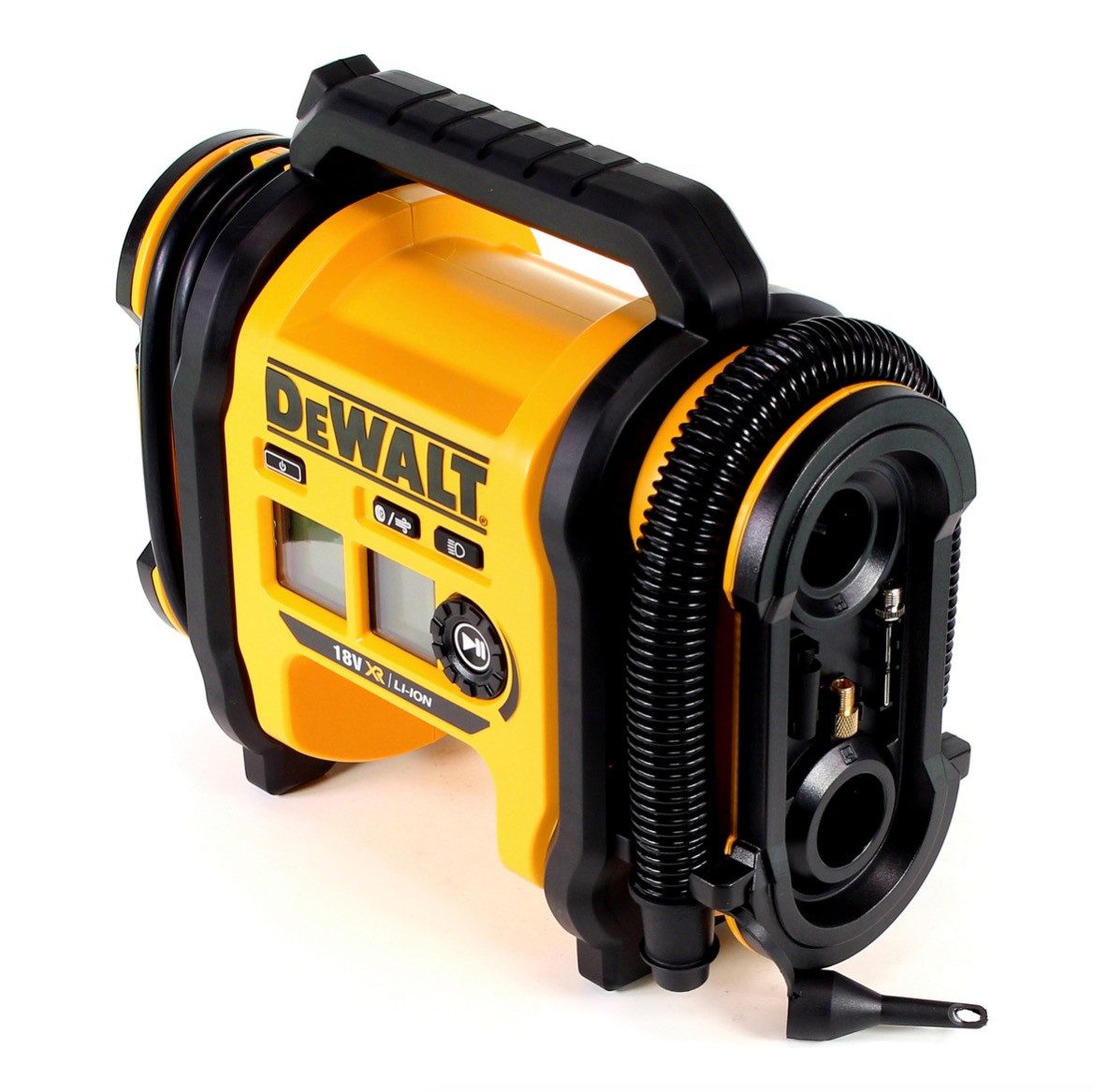 DeWalt Akku-Handkompressor DCC 018 N Akku Luftkompressor 18V 11bar KFZ + 2x Akku 4,0Ah