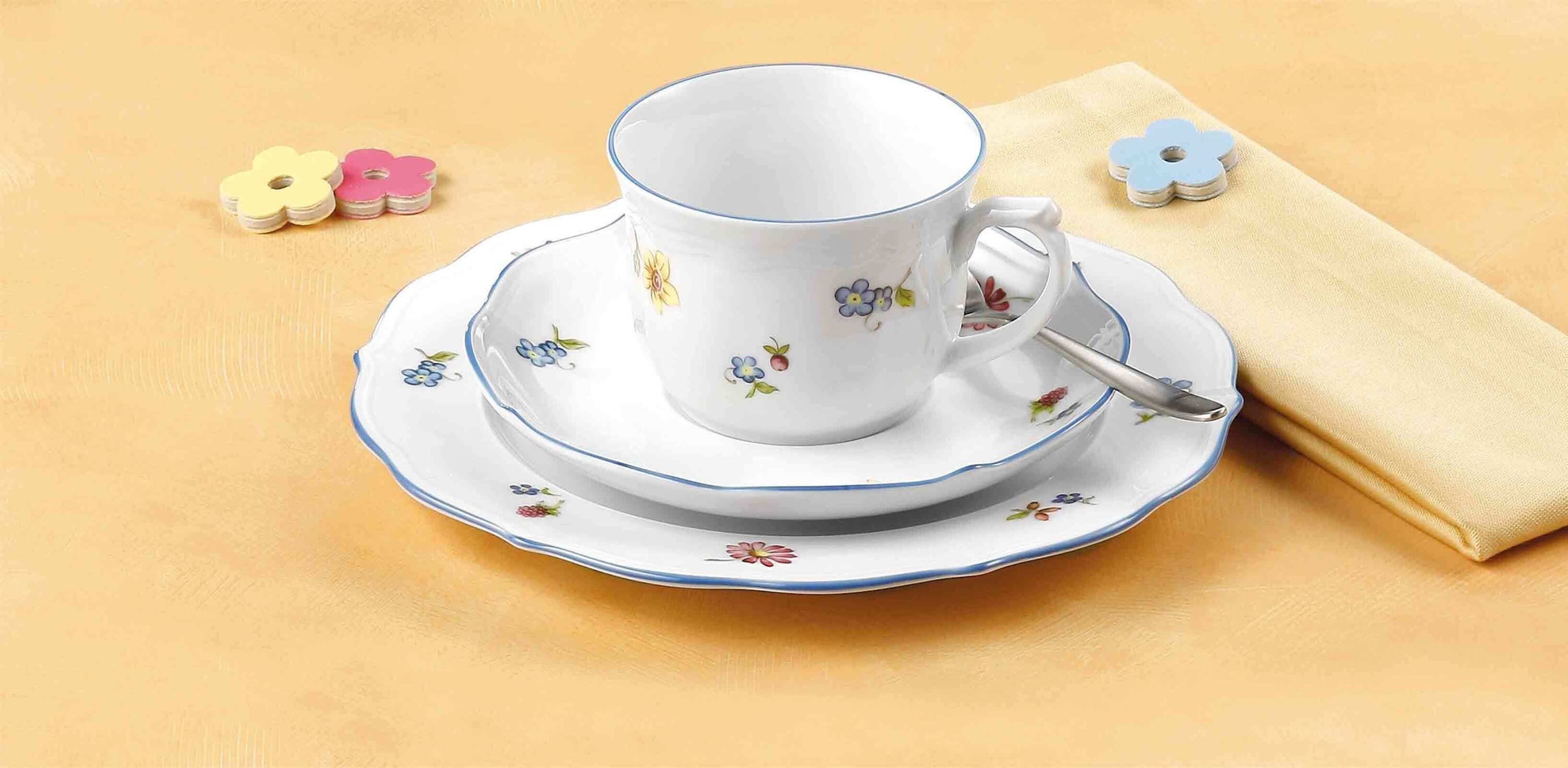 Seltmann Weiden Untertasse Sonate Nostalgie Kombi-Untertassen ø 14,8 cm, (6 St)