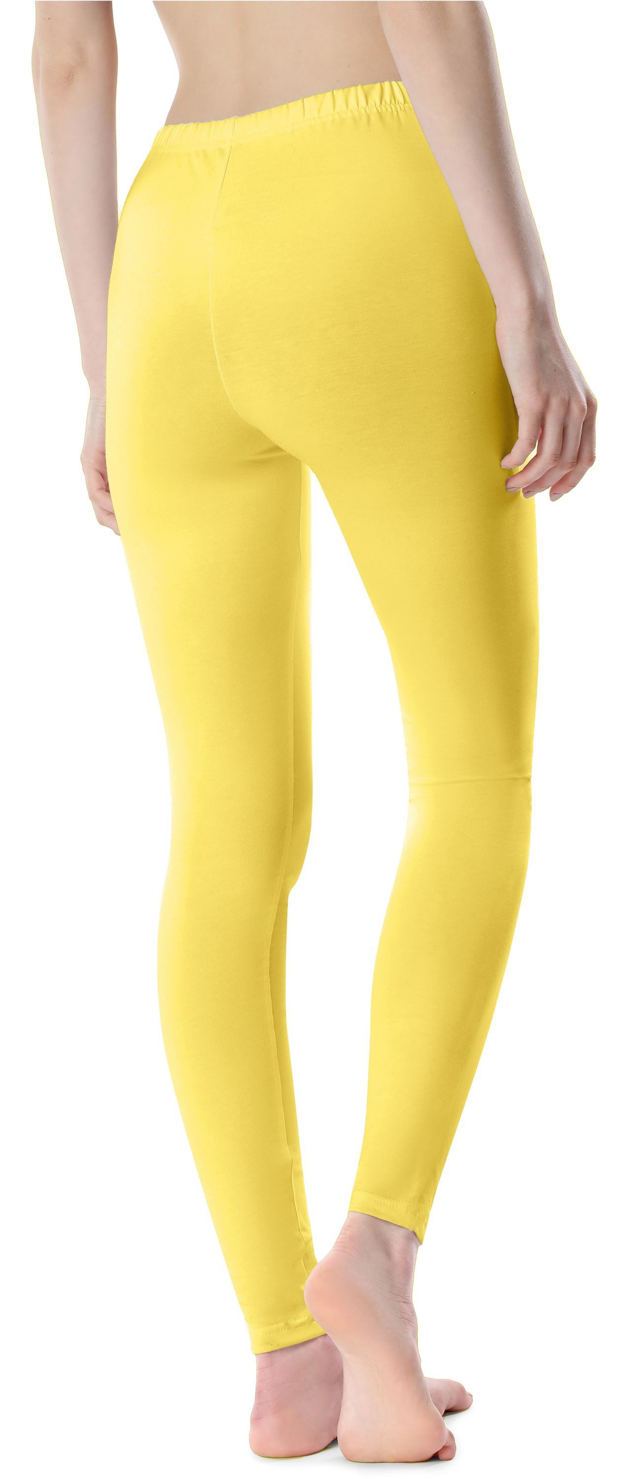 Bellivalini Leggings Damen Hose aus Baumwollstoff günstig online kaufen