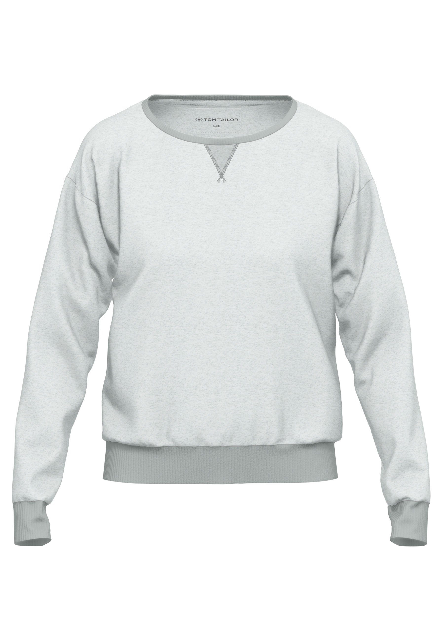 TOM TAILOR Sweatshirt Manila mit melierter günstig online kaufen