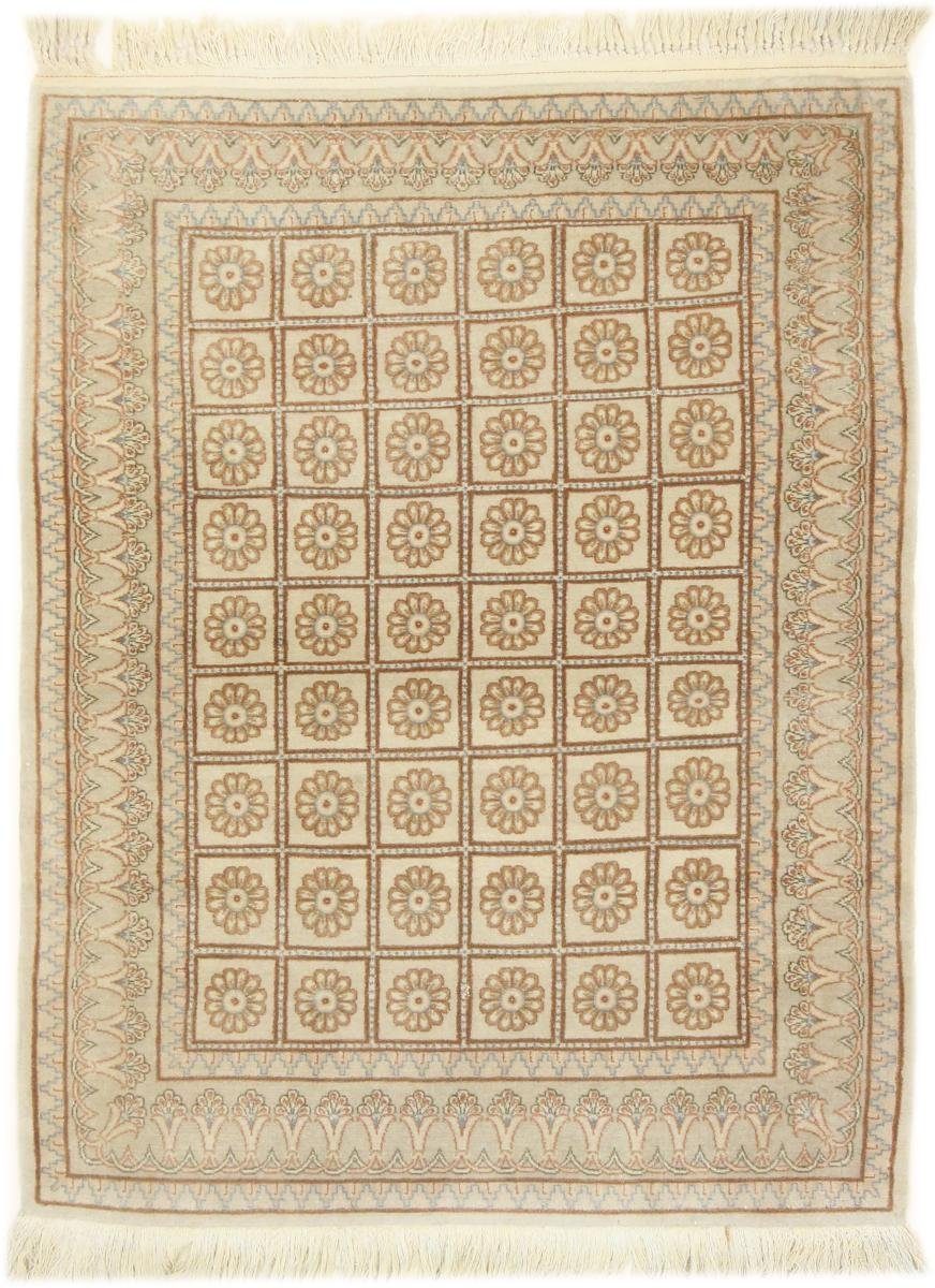Orientteppich Keshan 111x143 Handgeknüpfter Orientteppich Nain Trading, 12 rechteckig, mm Perserteppich, / Höhe