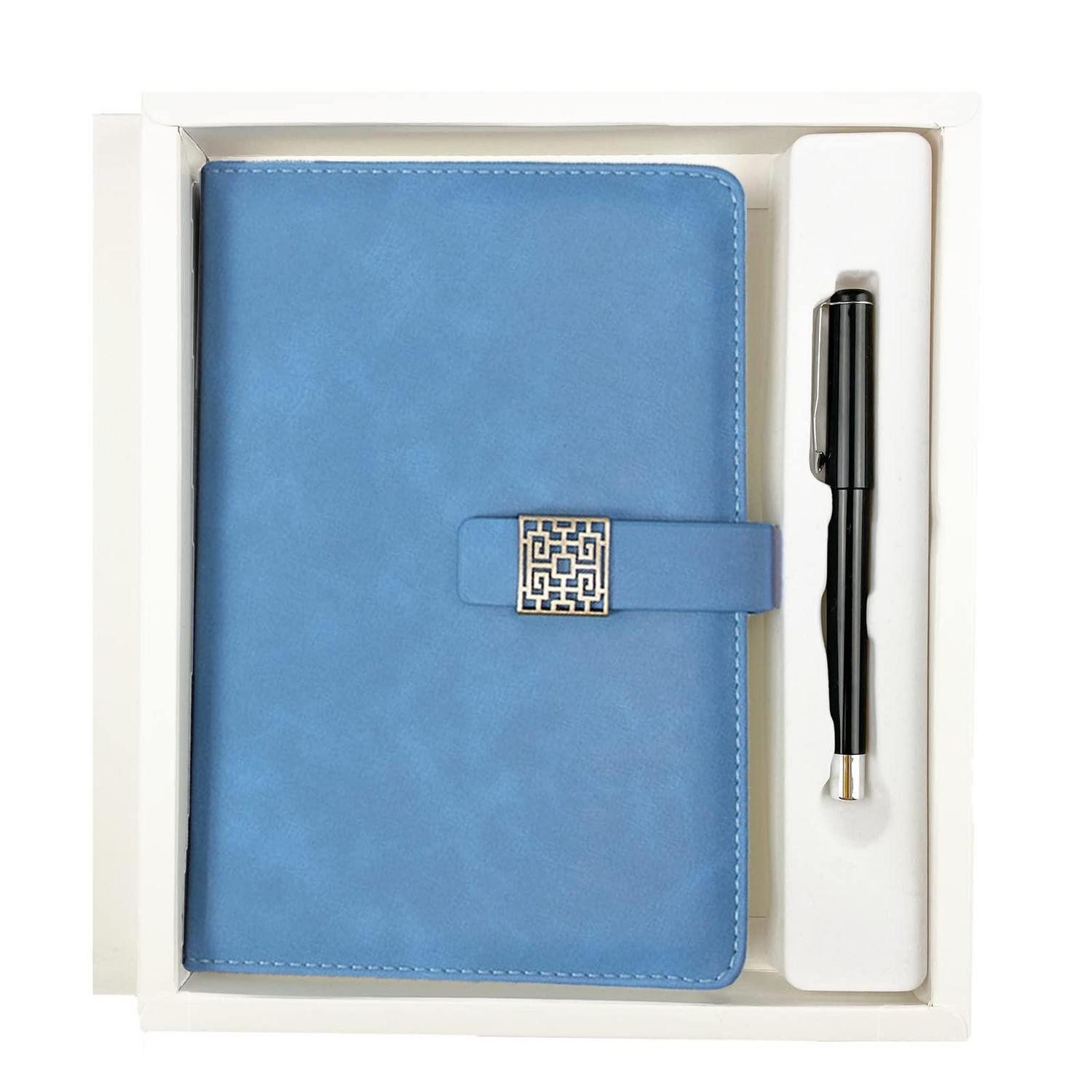 LuxusKollektion Tagebuch Notizbuch mit Stift Leder klassisch luxuriös