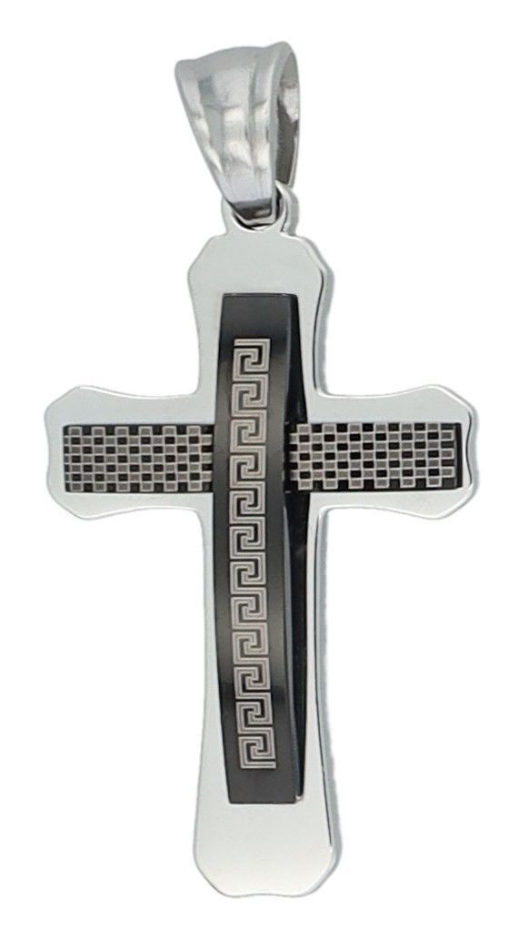 Adelia´s Kettenanhänger hochwertiger Kreuz Anhänger aus Edelstahl