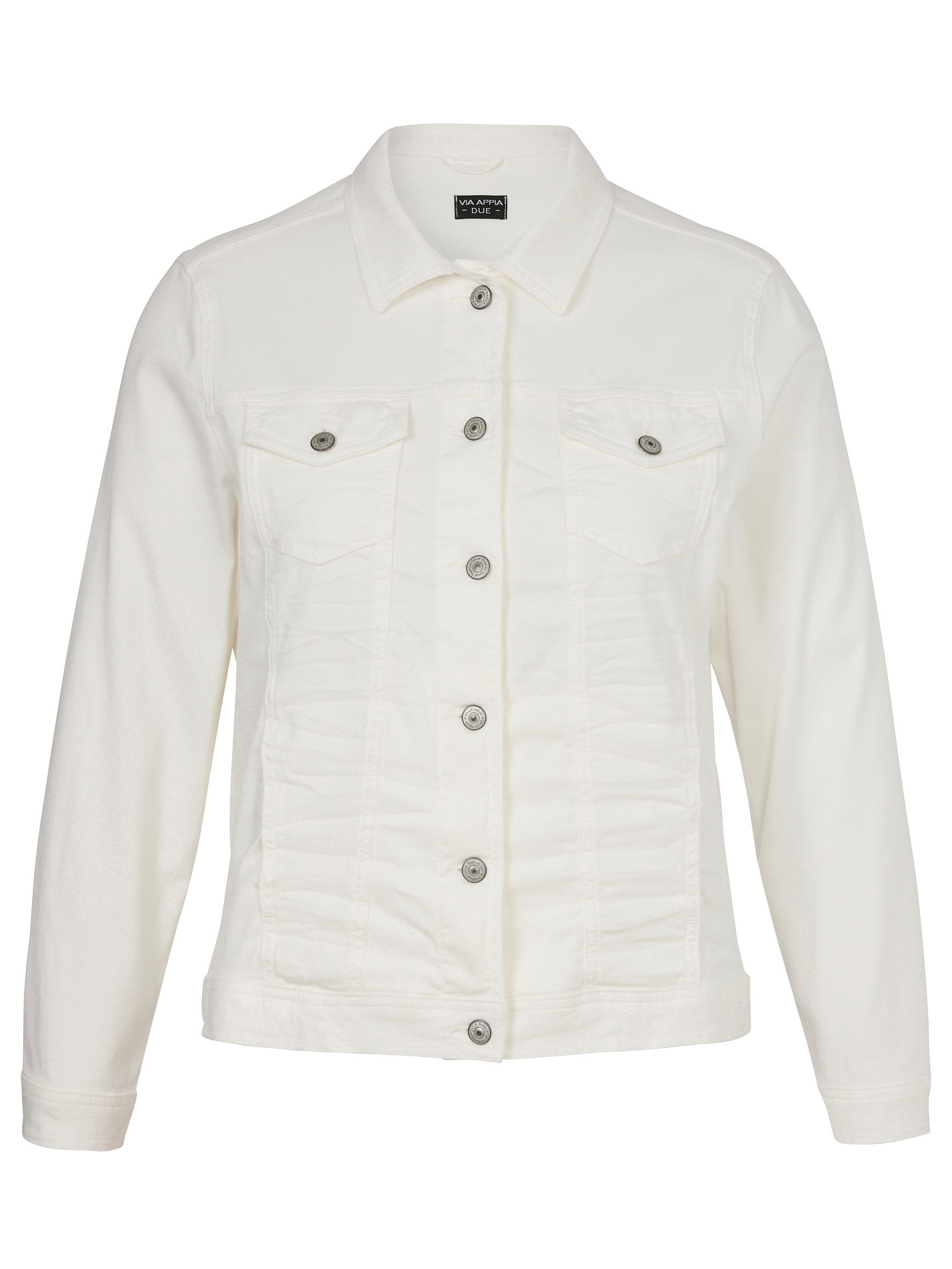 VIA APPIA Blouson Jacke Kragen 1/1 Arm Knöpfe