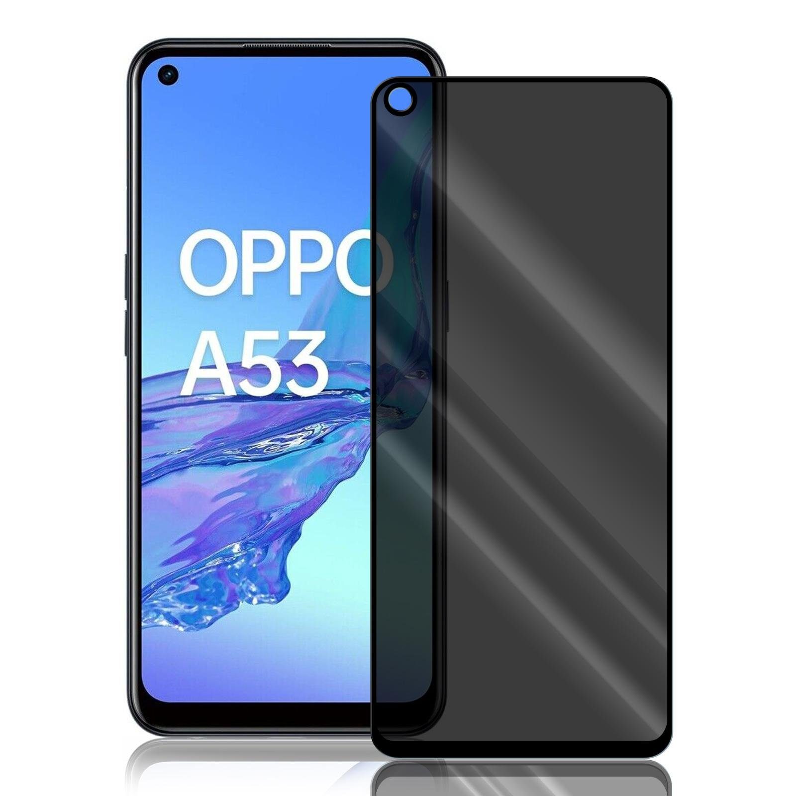 Schutzfolie Panzer Folie Echt Glas Folie für OPPO A53 / A53s