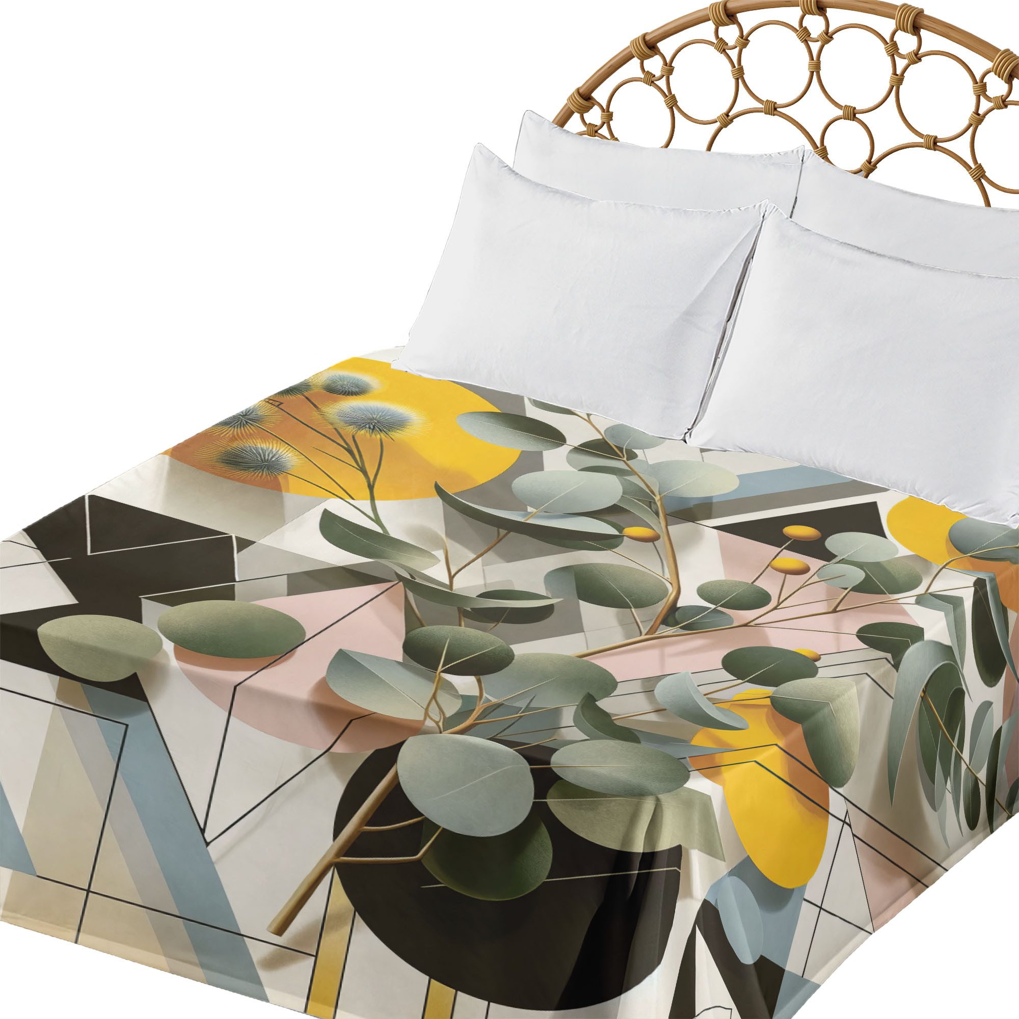 Orange,Blau grau,Pfirsich