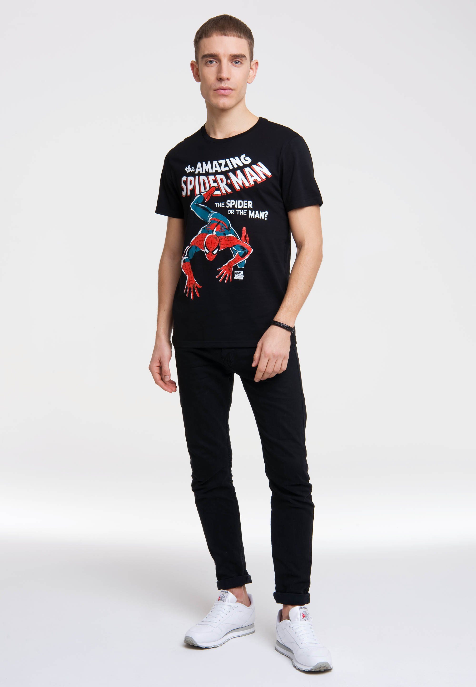 LOGOSHIRT The T-Shirt mit lizenzierten Originaldesign Spider-Man Amazing