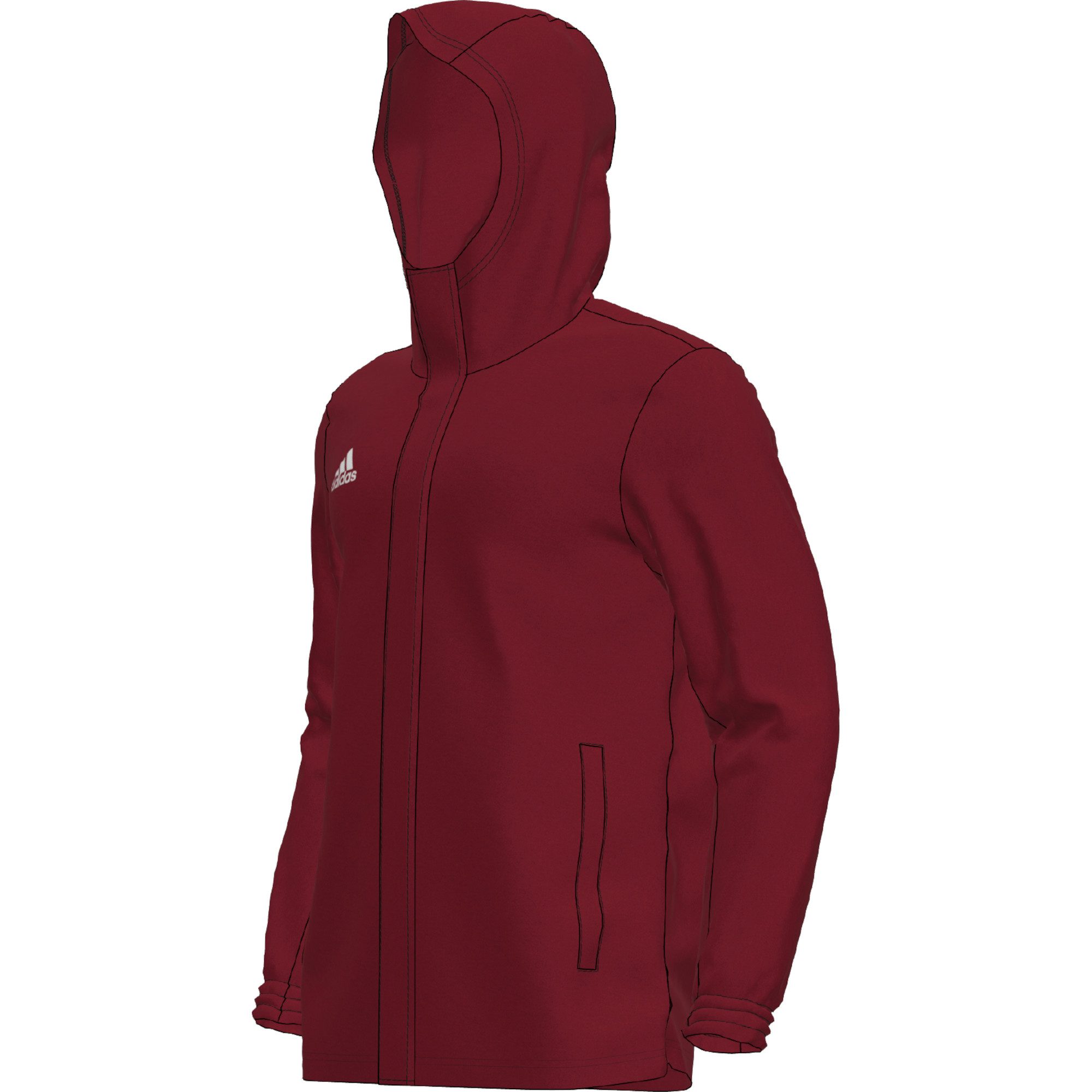 adidas Performance Regenjacke adidas Kinder Allwetterjacke Entrada 22 All-Weather Jacket