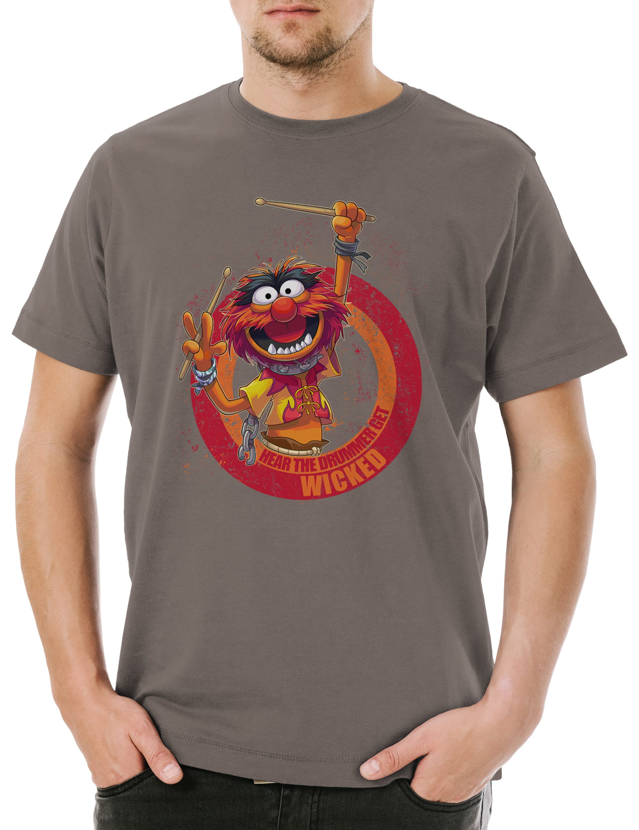Urban Backwoods Print-Shirt Wicked Drummer Herren günstig online kaufen