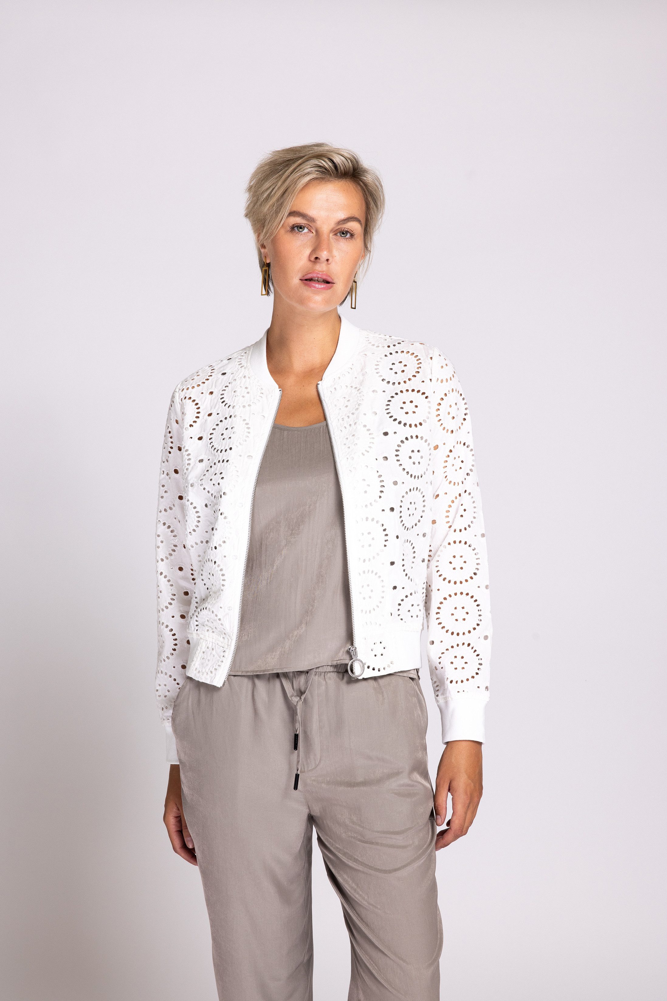 Zhrill Blouson ZHJULIE in Unifarbe günstig online kaufen