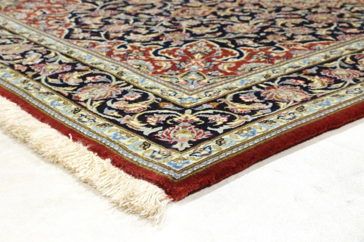 102x157 Handgeknüpfter Seidenkette Orientteppich Nain Isfahan 8 rechteckig, Orientteppich, mm Trading, Höhe: