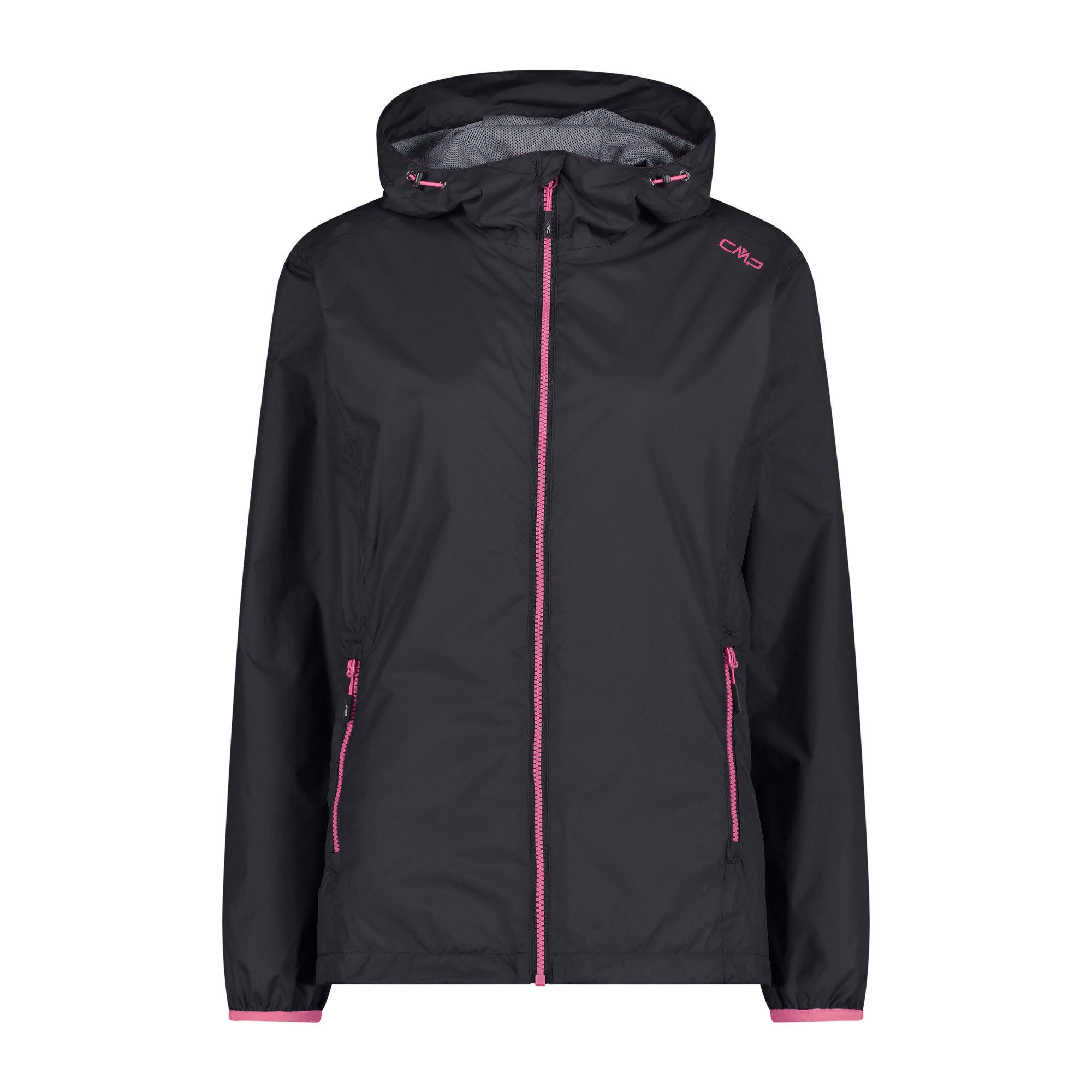 Regenjacke CMP Damen Regenjacke Woman Rain Jacket Fix Hood 33X7496