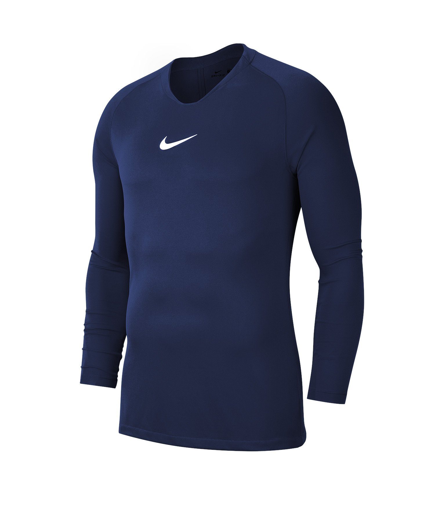 Nike Funktionsshirt Park First Layer Top Kids Daumenöffnung blauweiss