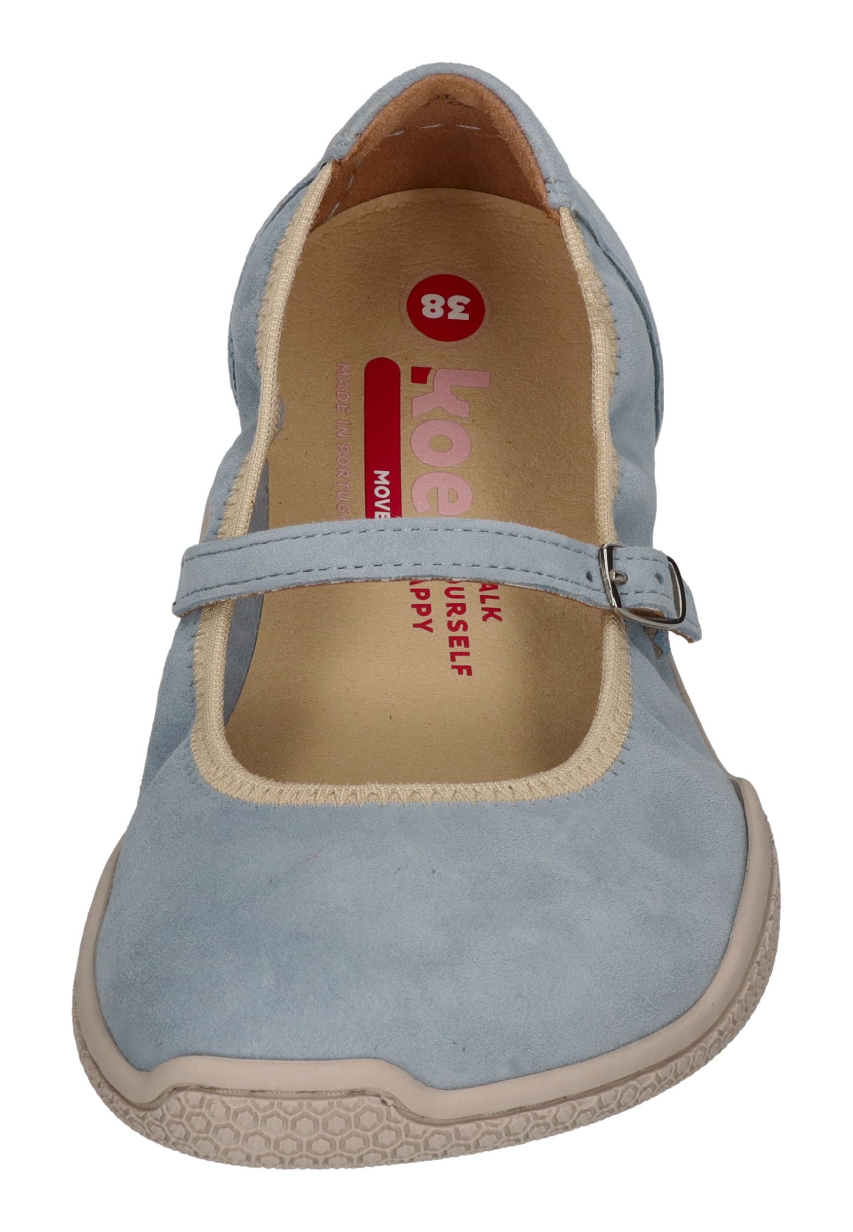 KOEL VALERIA II SUEDE Barfußschuh Jeans