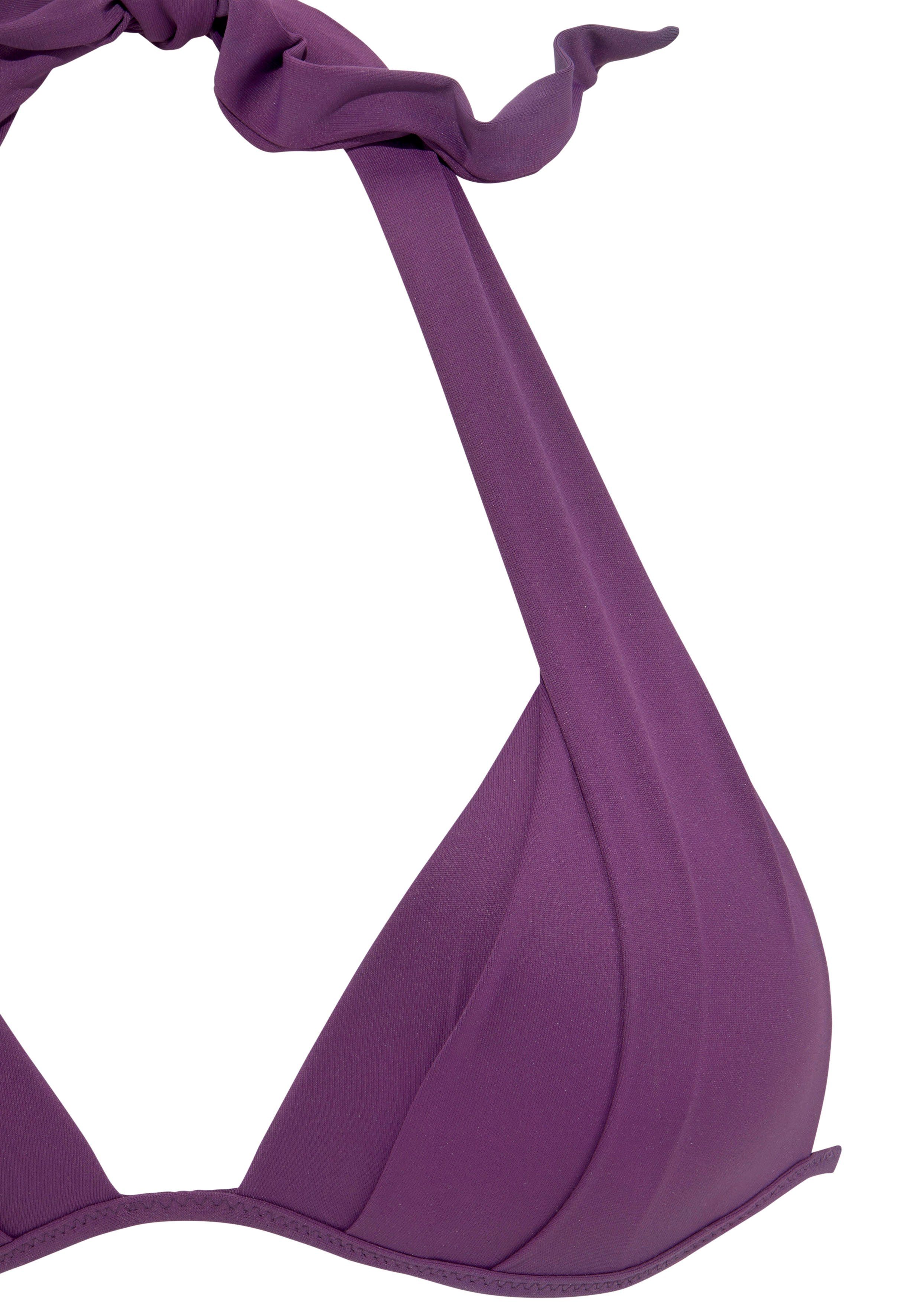 LASCANA Triangel-Bikini im Nacken zu binden, wattierte Cups, mit eingearbeiteten Kissen