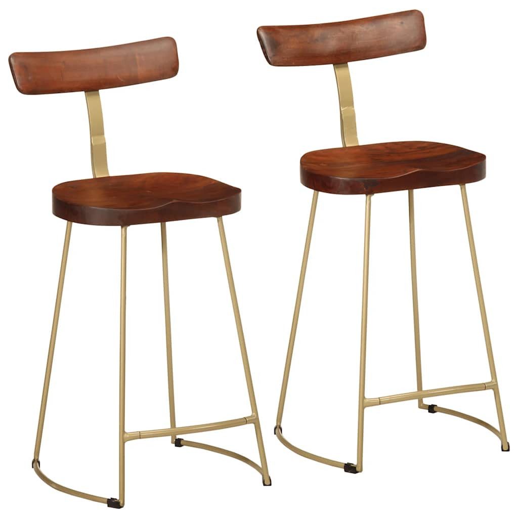 Barhocker Barhocker 2 Stk. 49x43x88 cm Massivholz