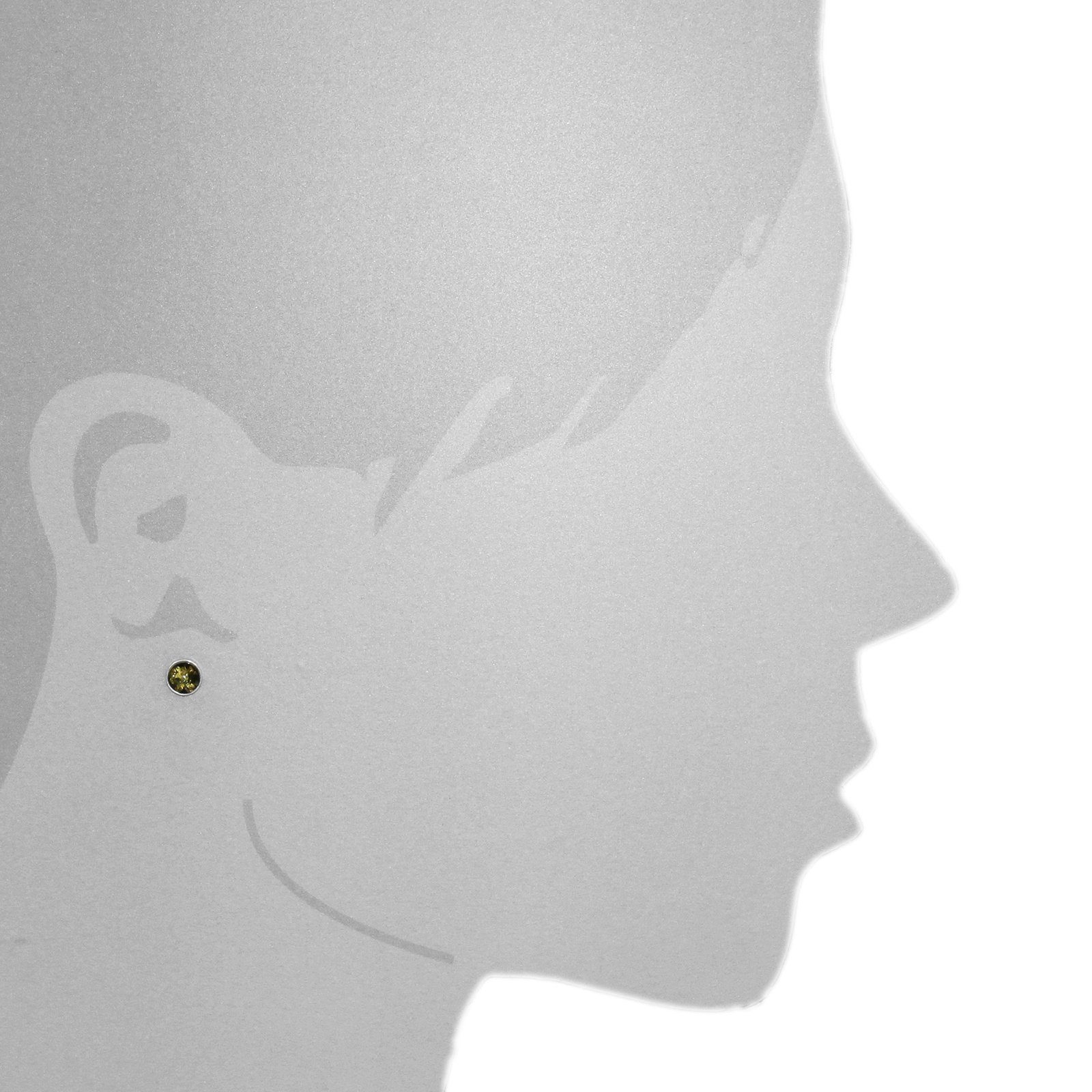 OSTSEE-SCHMUCK Paar Ohrstecker - Classic 6 mm - Silber 925/000 - Bernstein günstig online kaufen