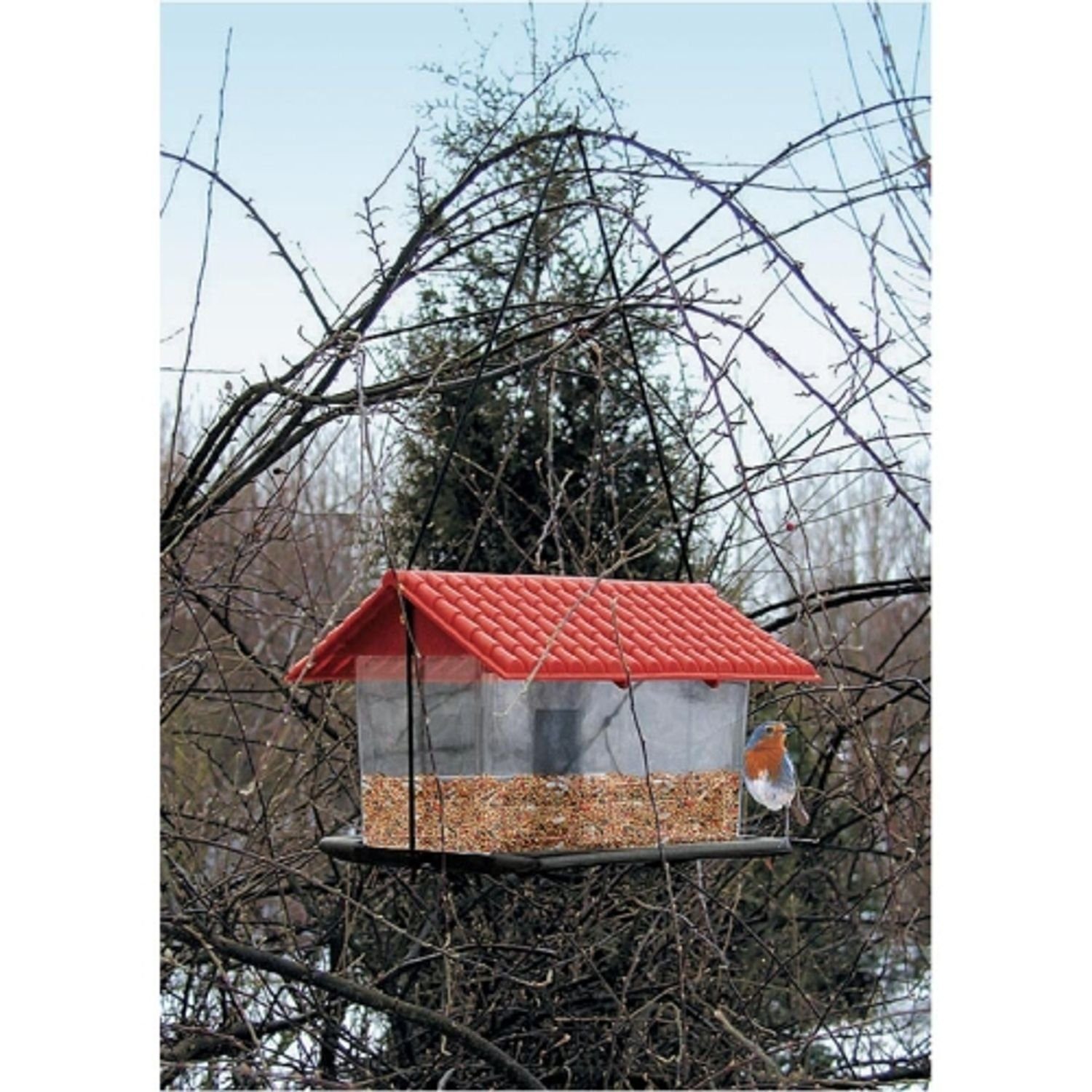 BURI Vogelhaus Vogelfutterhaus aus Kunststoff Vogelhaus Futterhaus Vogelhäu günstig online kaufen