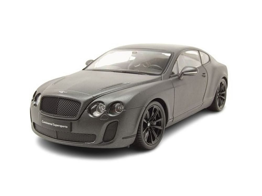 Welly Modellauto Bentley Continental Supersports 2009 grau metallic, Maßstab 1:18