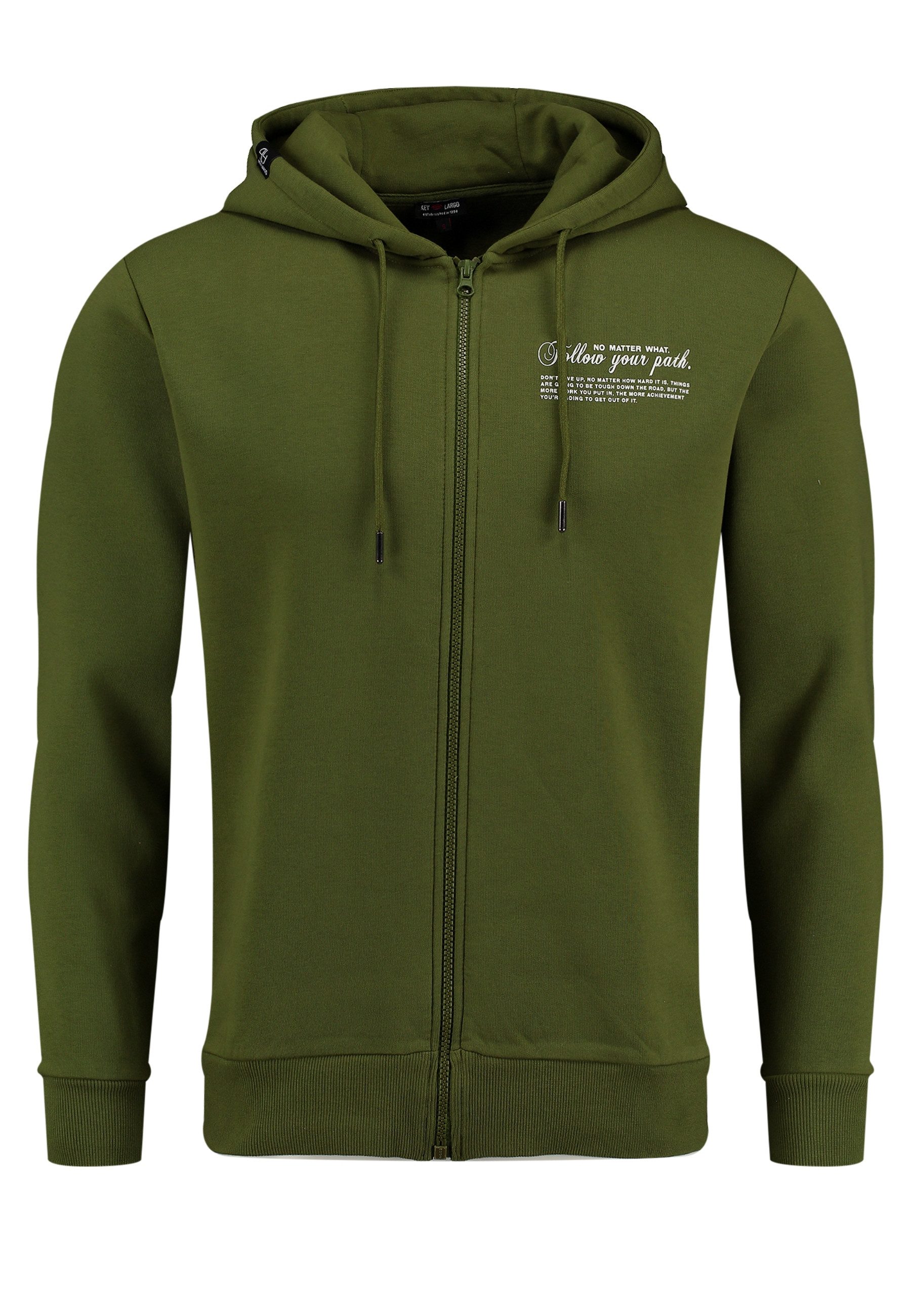 Key Largo Kapuzensweatjacke Jacke MSW KLPATH Kapuzensweatjacke (1-tlg)