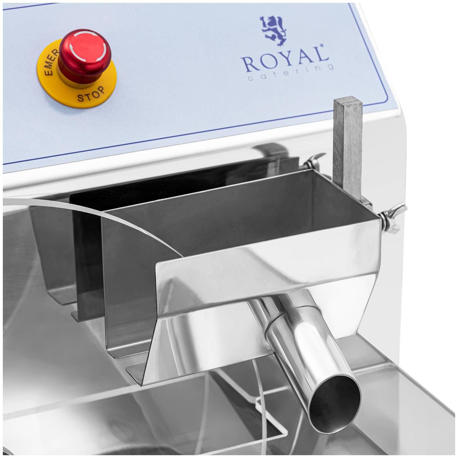 Royal Catering Fonduetopf Schokoladen Temperiergerät 15 L Schmelzgerät für Schokoladenbrunnen, Edelstahl