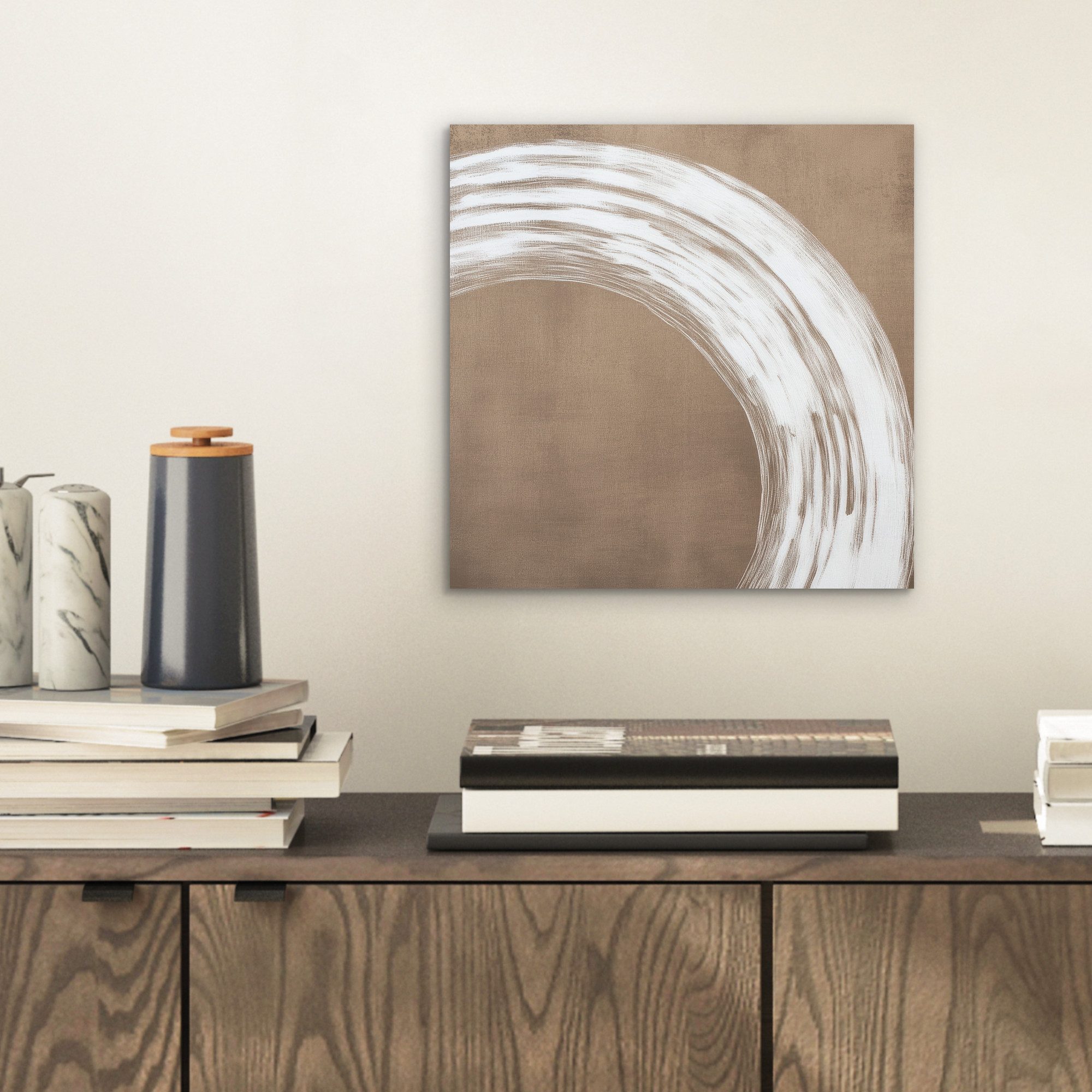MuchoWow Metallbild Farbe - Braun - günstig online kaufen