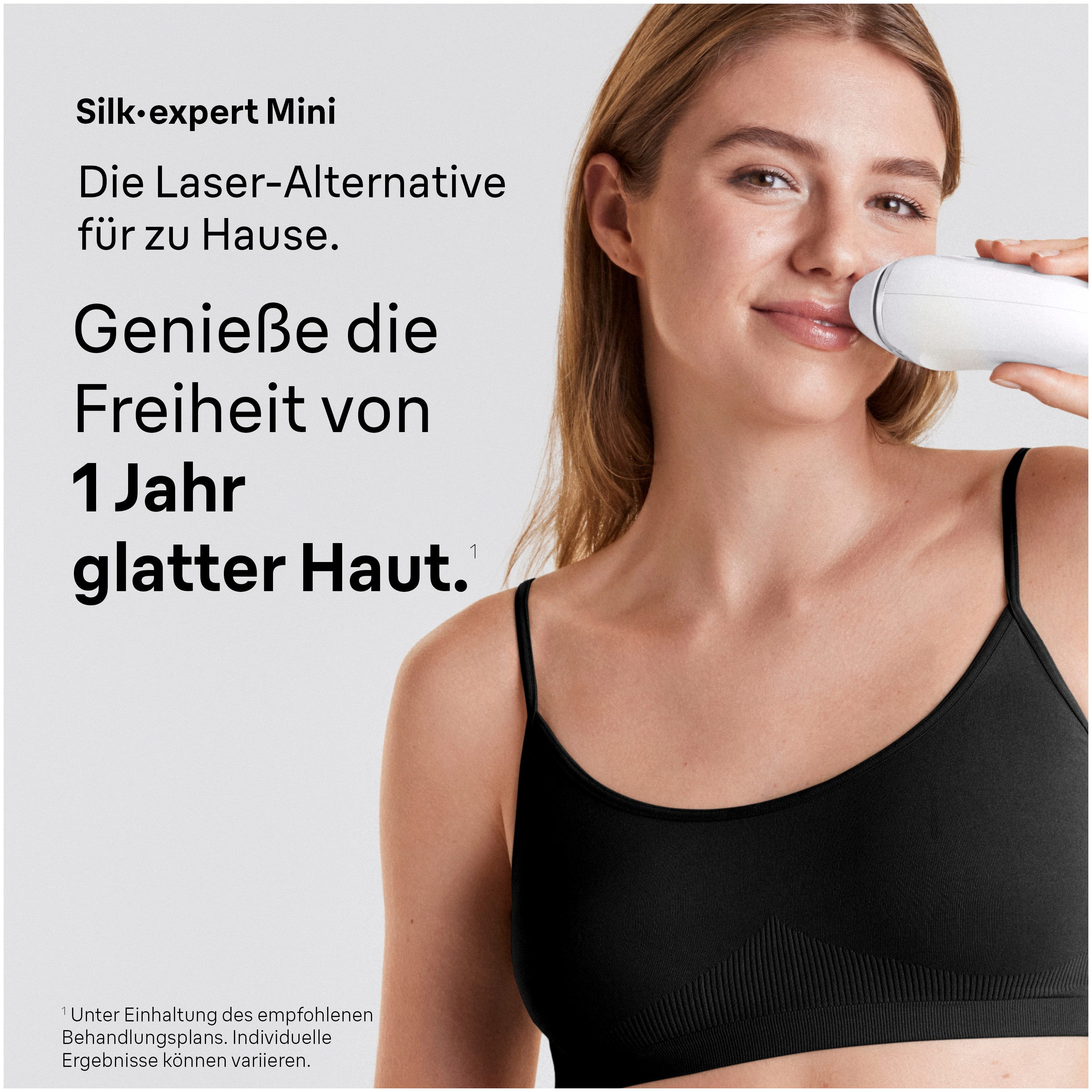 Braun IPL-Haarentferner Silk-expert Pro IPL PL1115, 300.000 Lichtimpulse, mit Tasche, Mini-Gesichtshaarentferner, Bikini-Trimmer, Venus Rasierer
