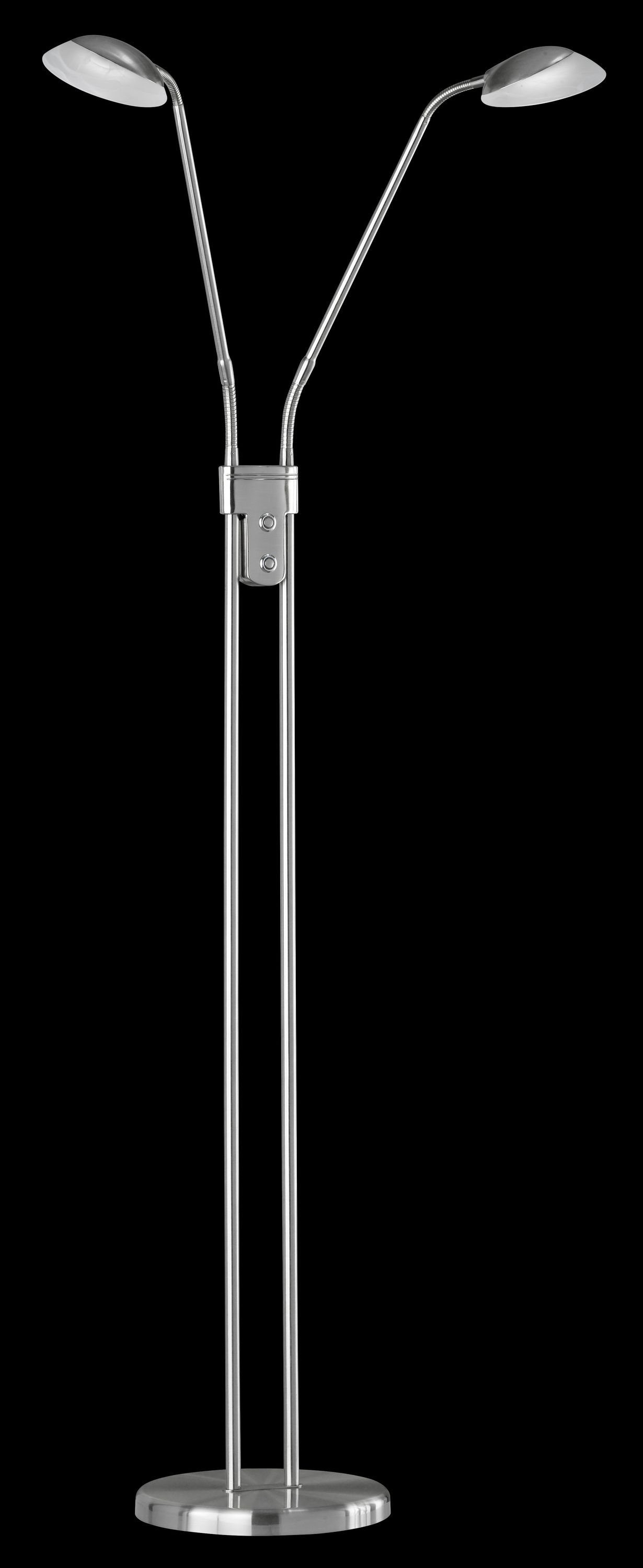 FISCHER & HONSEL Stehlampe FISCHER & HONSEL Stehleuchte POOL TW DH 26x160 cm grau Stehlampe, Warmweiß
