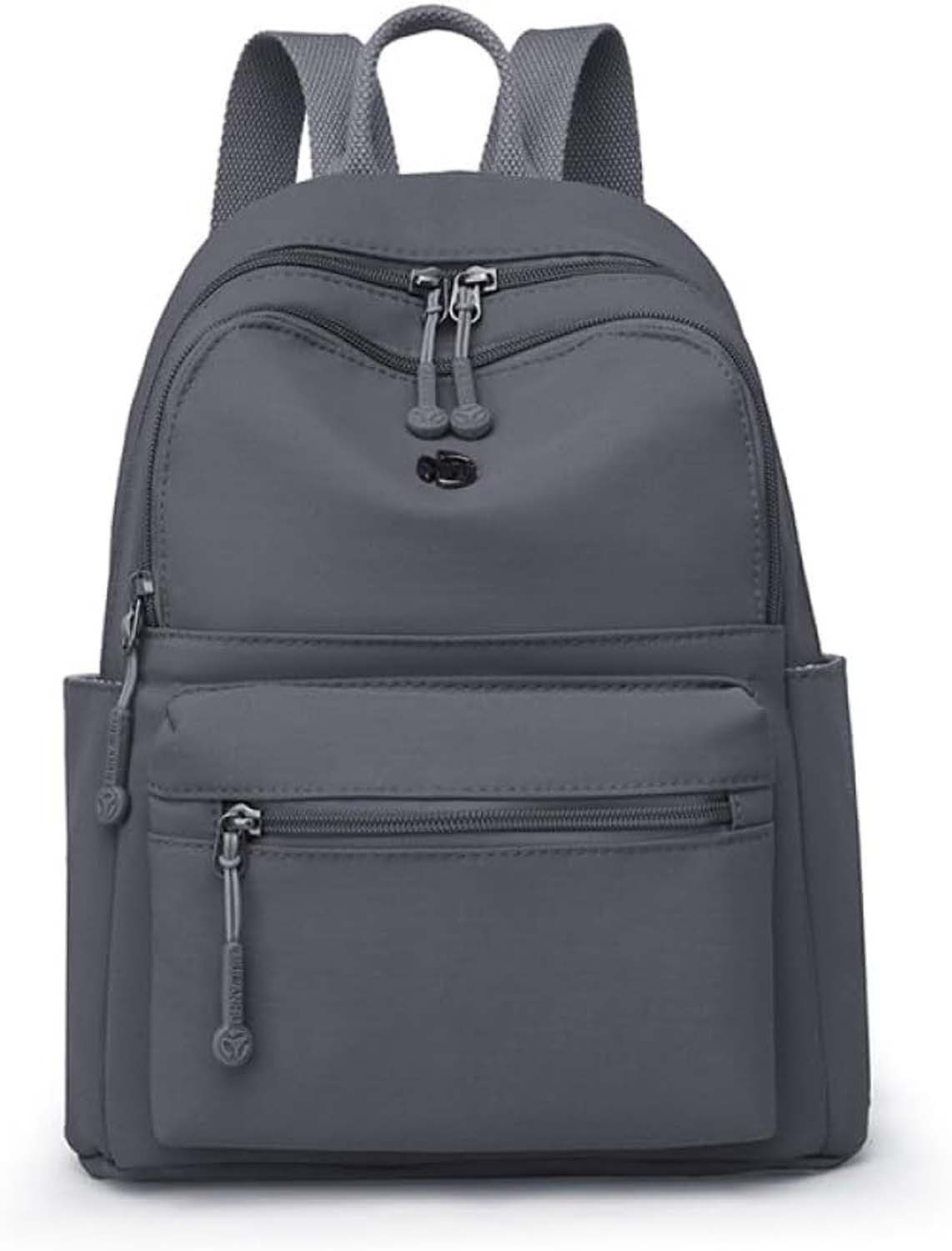 Rucksack Damen Wasserdichte Nylon Casual Schultasche Daypack