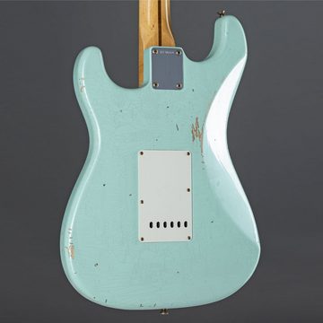 Fender E-Gitarre, '55 Stratocaster MN Surf Green #R130659 - Electric Guitar, '55 Stratocaster Relic MN Surf Green #R130659 - E-Gitarre