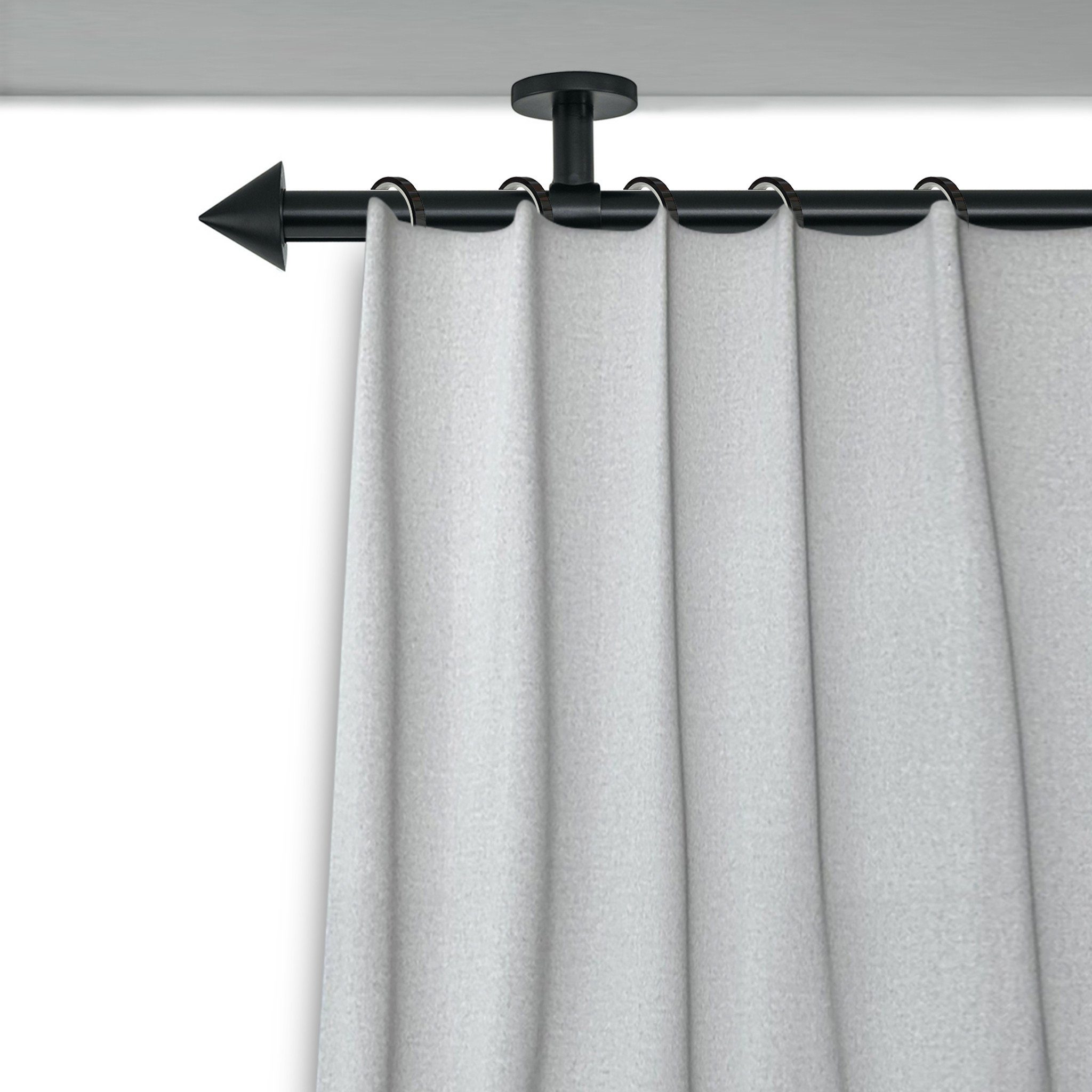 SN DECO GROUP Gardinenstange Nizza, Ø 19 mm, 1-läufig, fixmaß, Verschraubt, günstig online kaufen