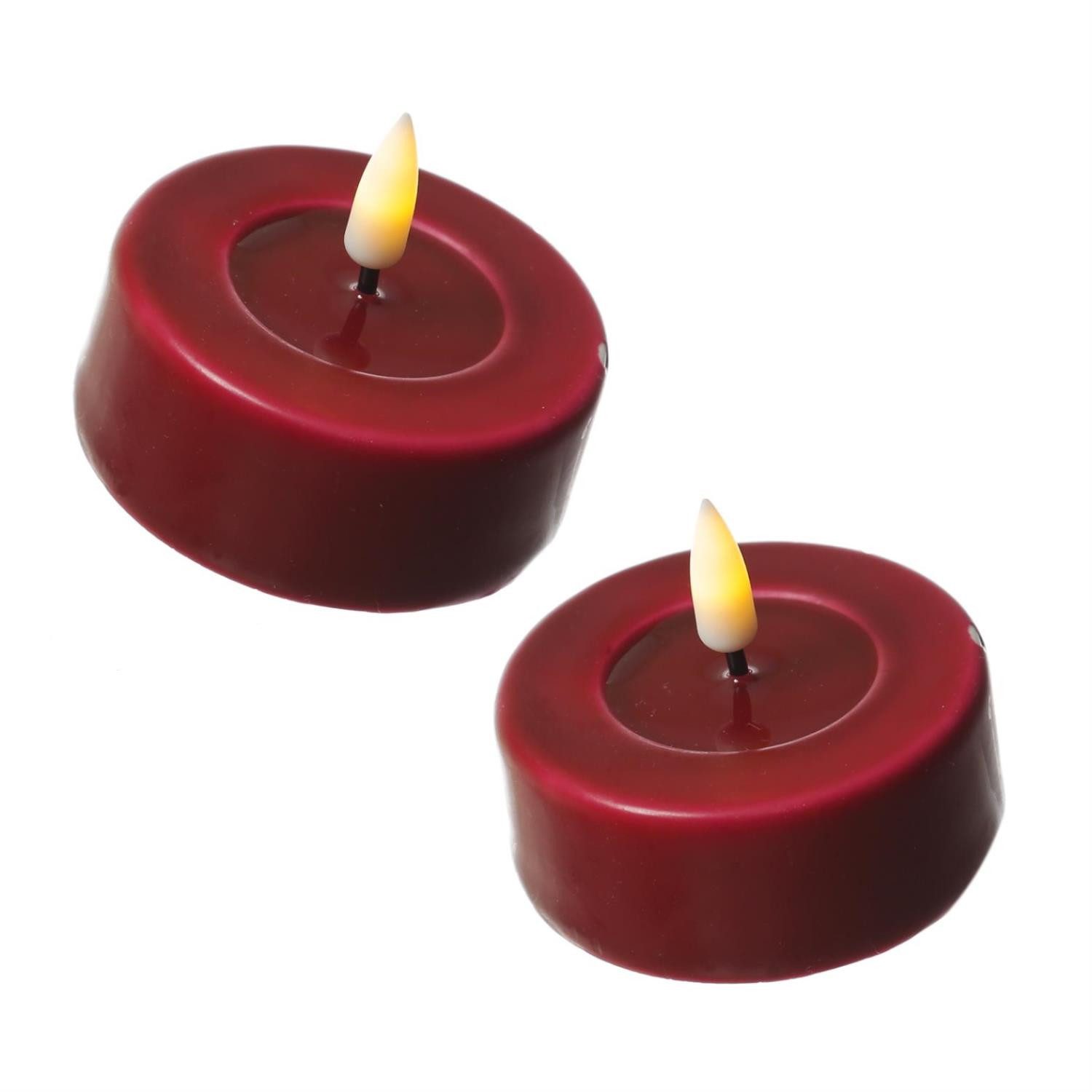 Deluxe Homeart LED-Kerze LED Teelichter Mia Deluxe flackernd D: 6,1cm borde günstig online kaufen