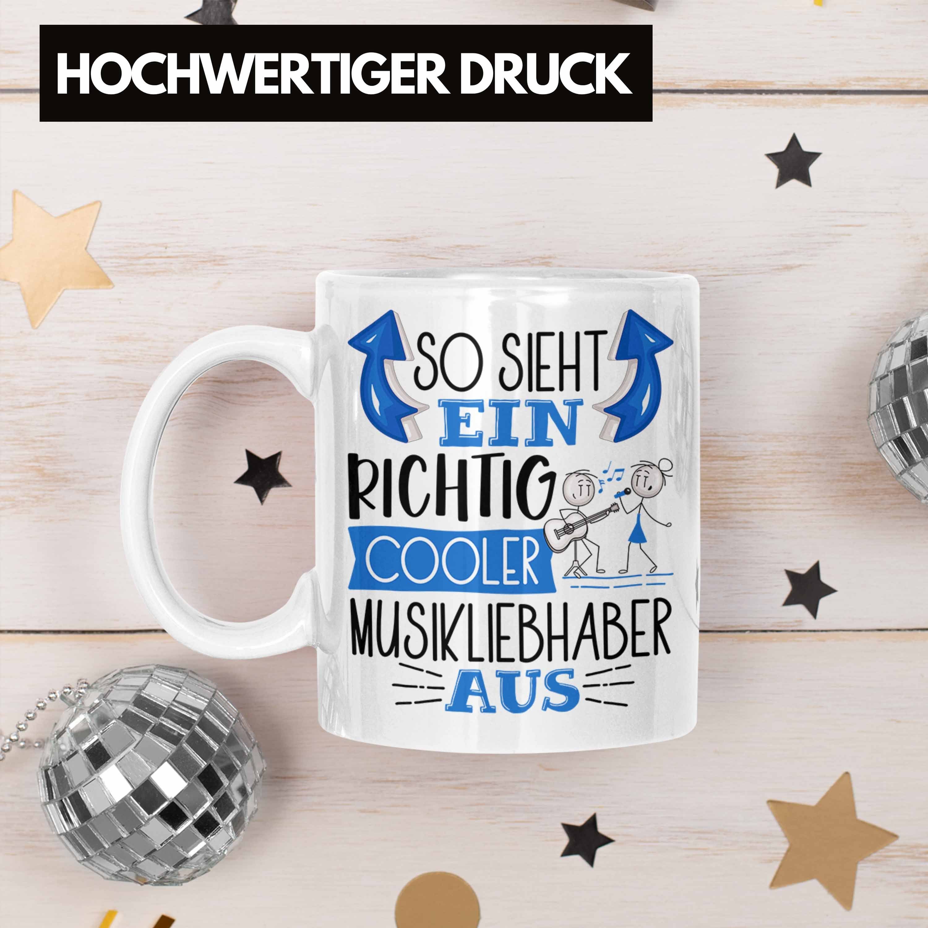 Tasse Sieht Aus Musikliebhaber So Tasse Weiss Ein Geschenk Trendation Richtig Cooler Lustige