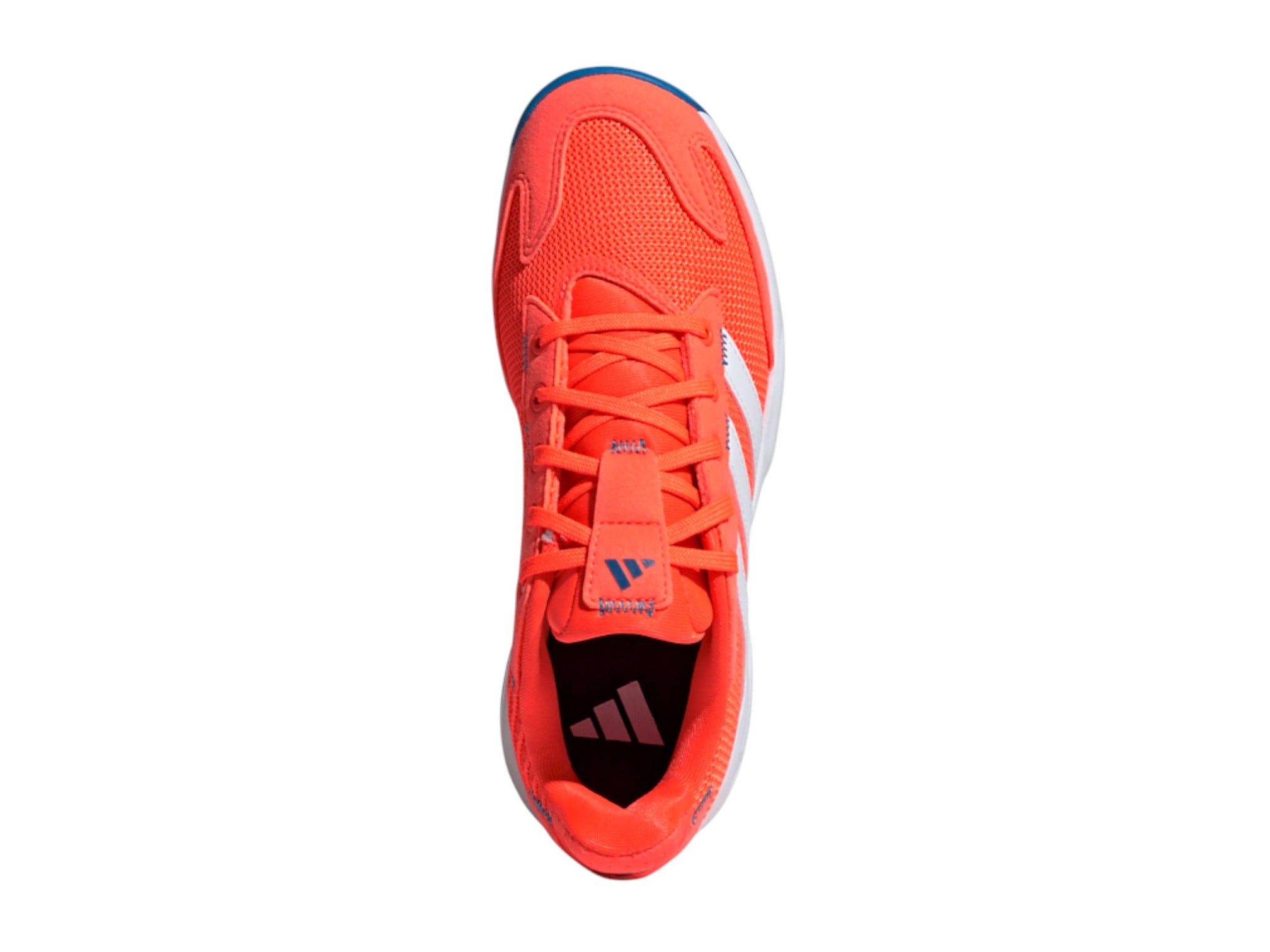 adidas Performance Hallen-Indoorschuhe Stabil 2025 rot/weiss/blau Kinder Badmintonschuh