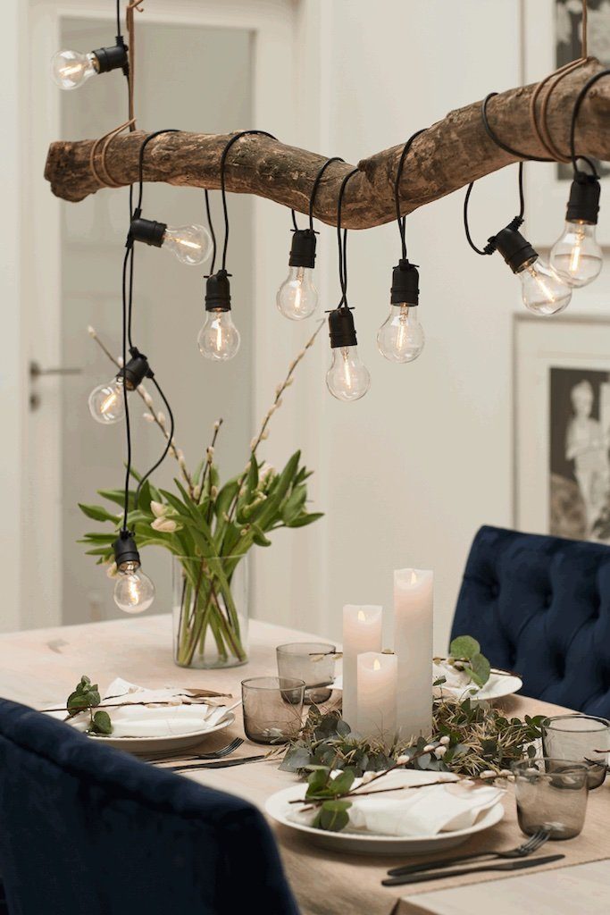 Sirius Home A/S LED-Kerze Sara Exclusive flackernde Flamme 5cm Durchmesser günstig online kaufen