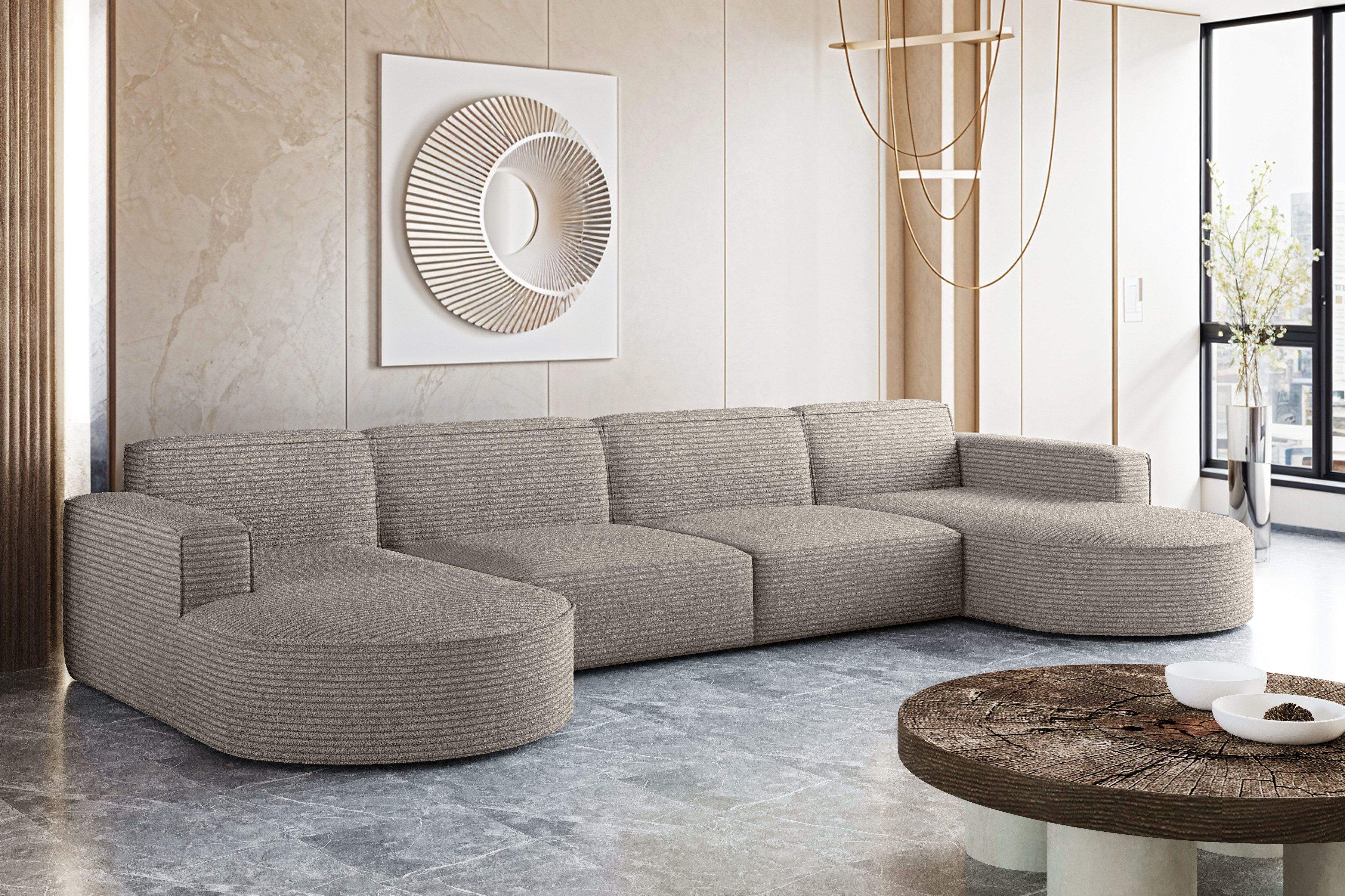 Kaiser Möbel Ecksofa Designer MODENA U günstig online kaufen