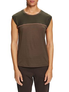 esprit sports T-Shirt Gestreiftes Active Top (1-tlg)