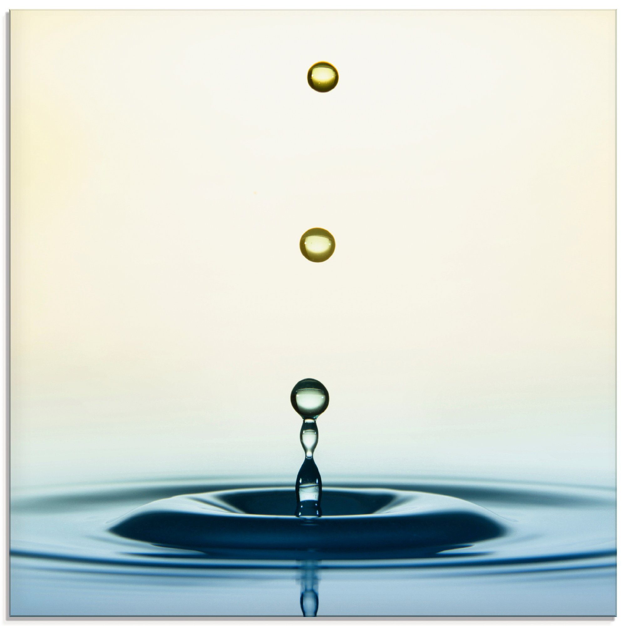Artland Glasbild Tropfen, Zen (1 St), in verschiedenen Größen