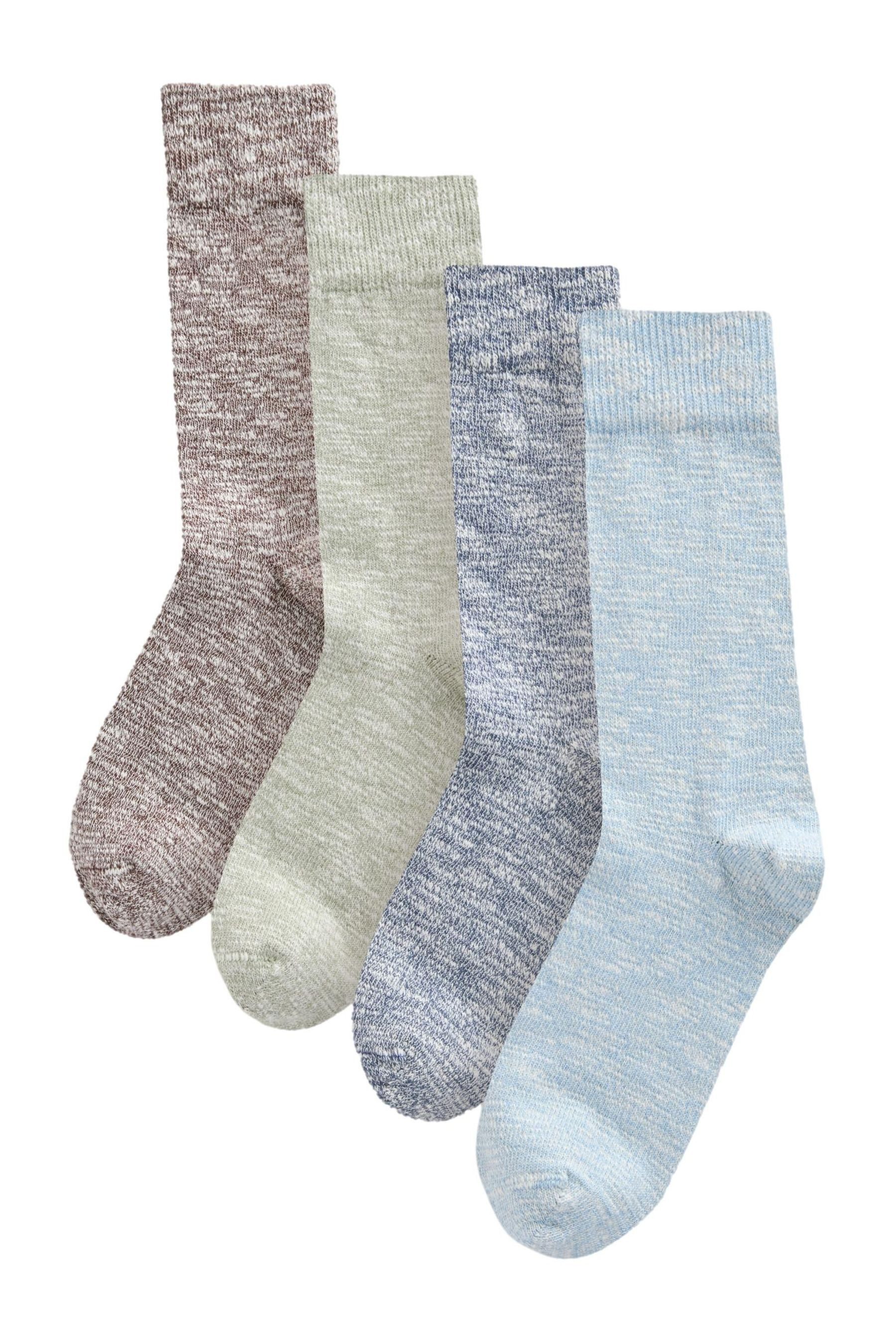 Basicsocken Mittelschwere, genoppte Socken, 4er-Pack
