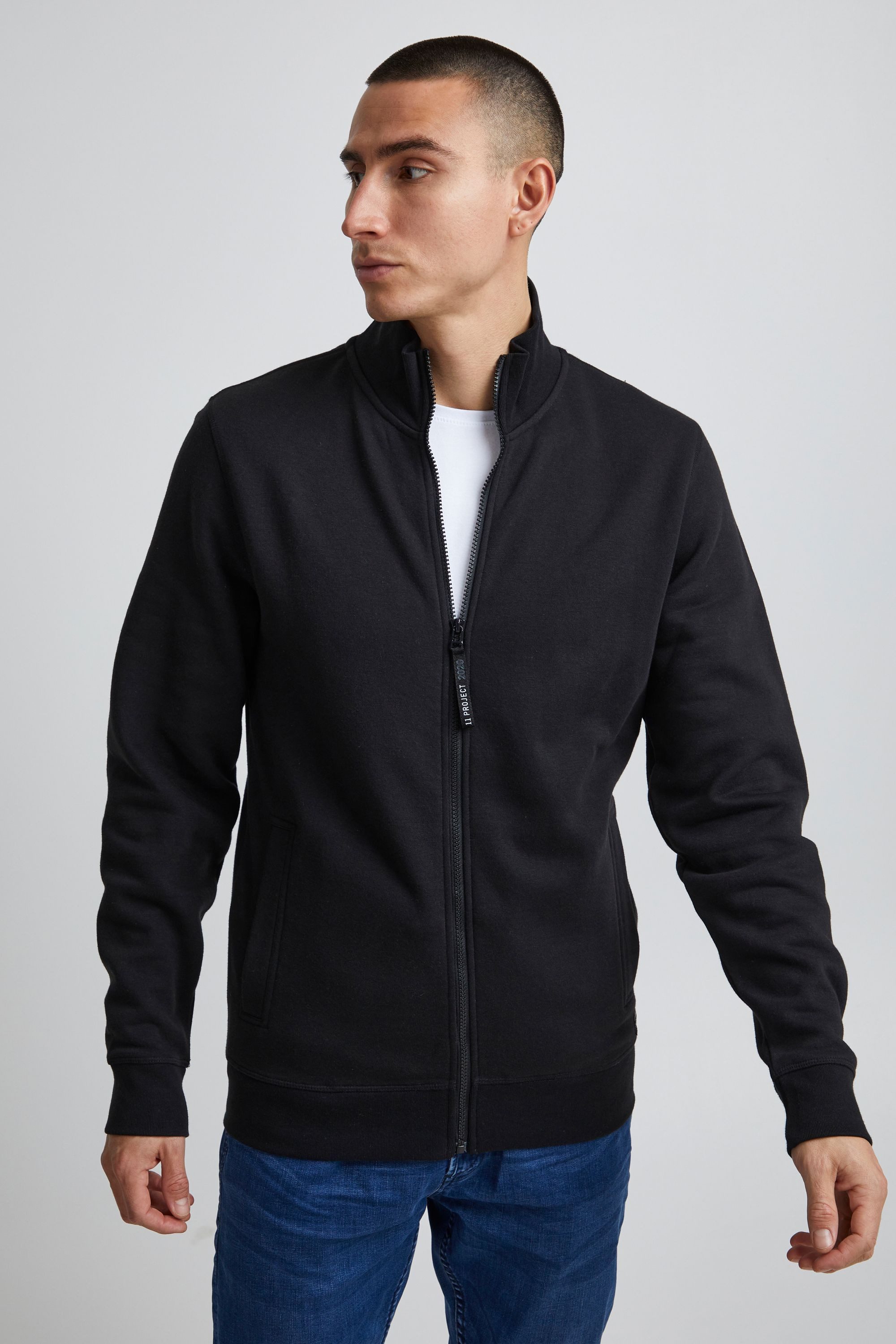 11 Project Sweatjacke PRSibelius Sweatjacke mit hochschließendem Kragen günstig online kaufen