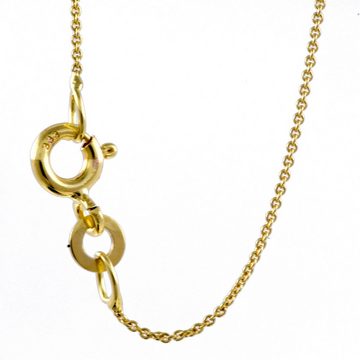 HOPLO Goldkette Goldkette Ankerkette Длина 38cm - Breite 0,8mm - 333-8 Karat Gold, Made in Germany